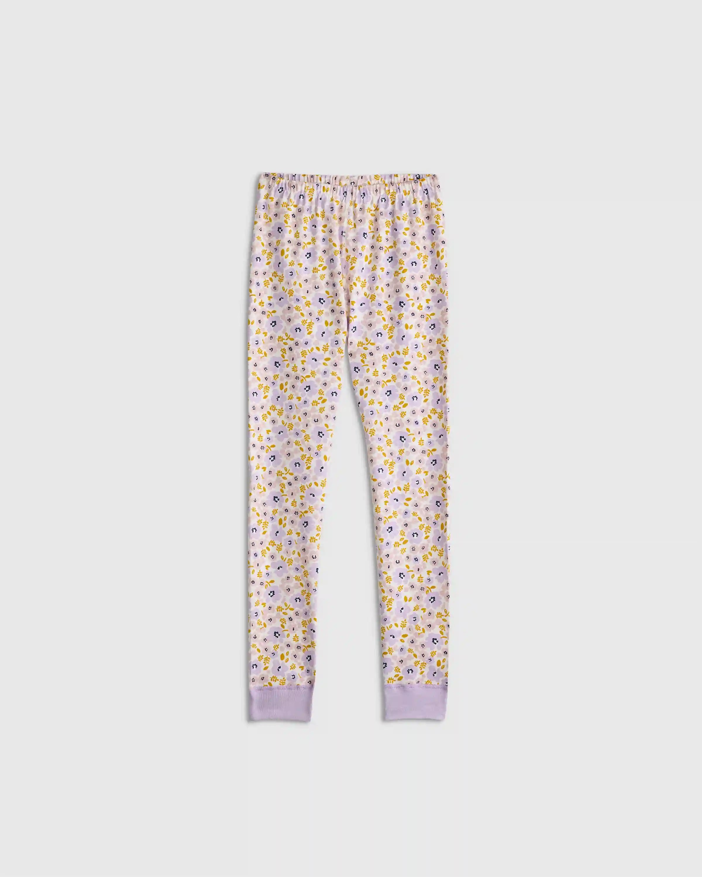 100% Organic Cotton Long Sleeve and Pant Pajama Set