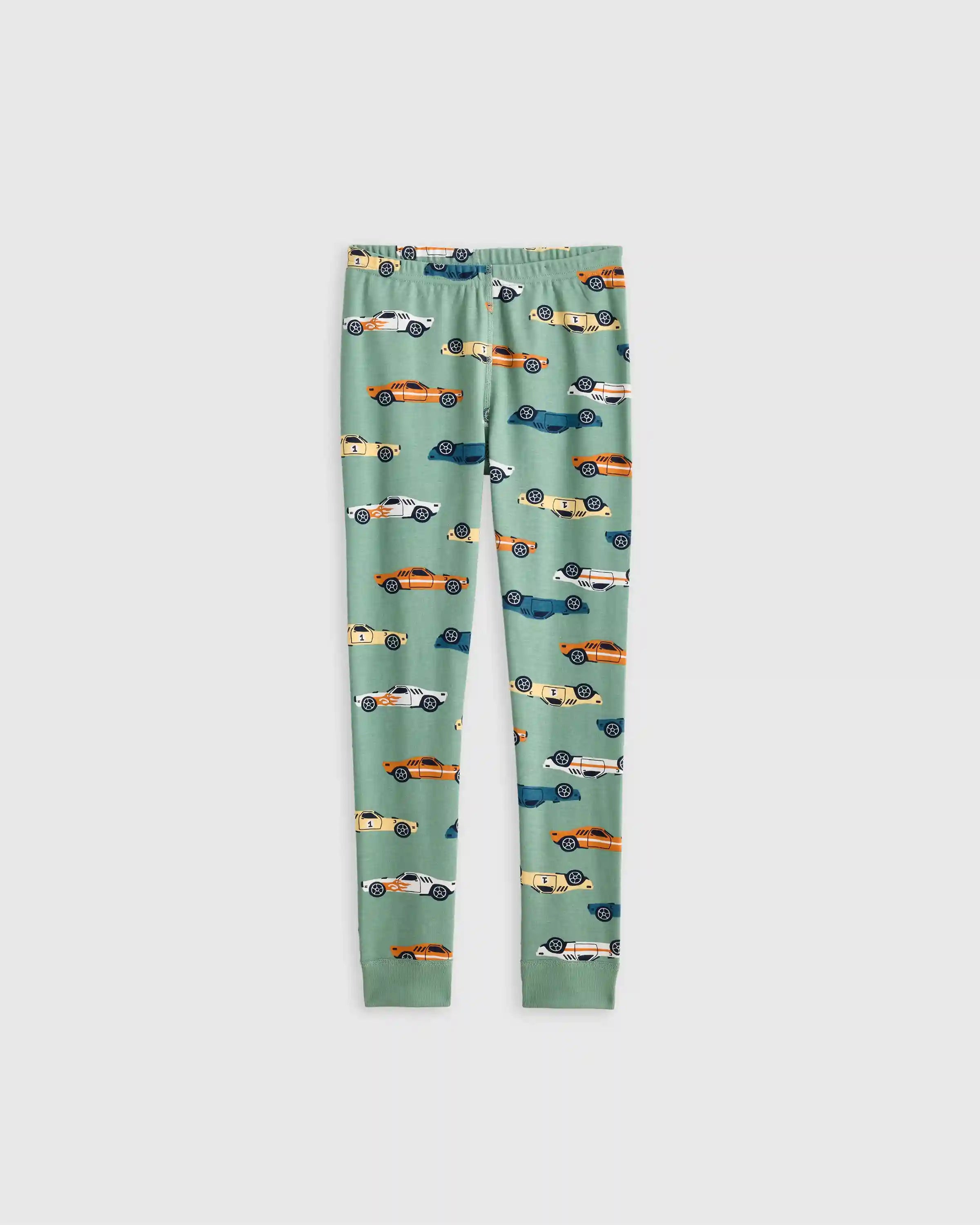 100% Organic Cotton Long Sleeve and Pant Pajama Set