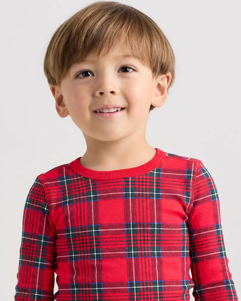 100% Organic Cotton Long Sleeve and Pant Pajama Set