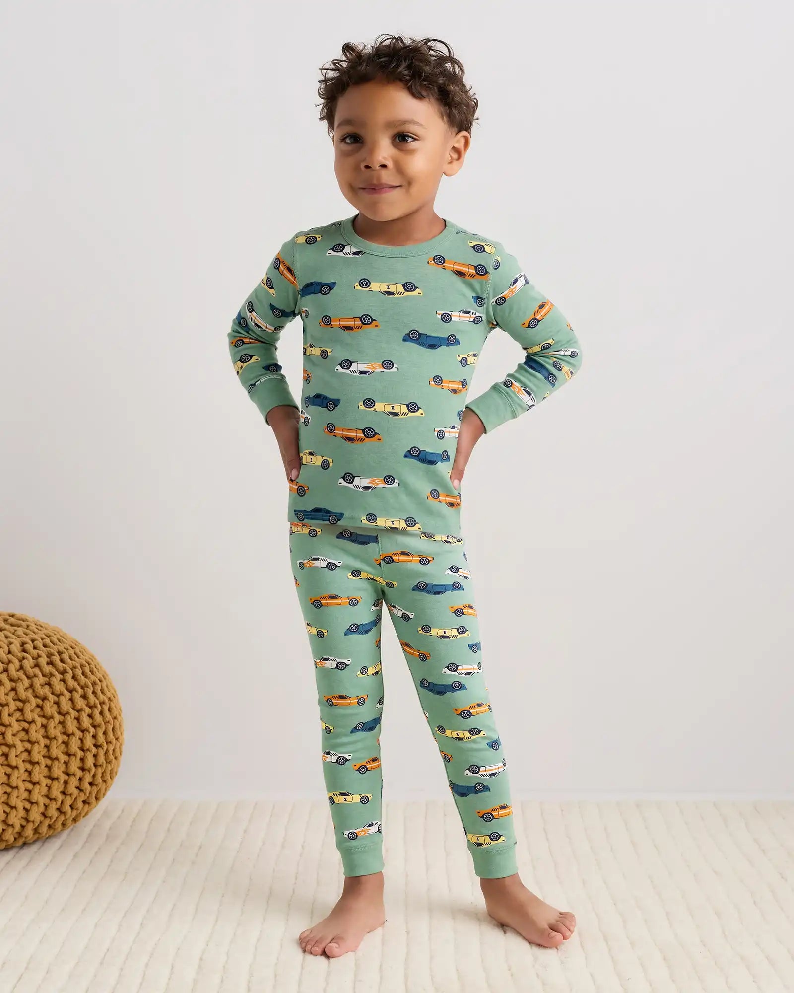 100% Organic Cotton Long Sleeve and Pant Pajama Set