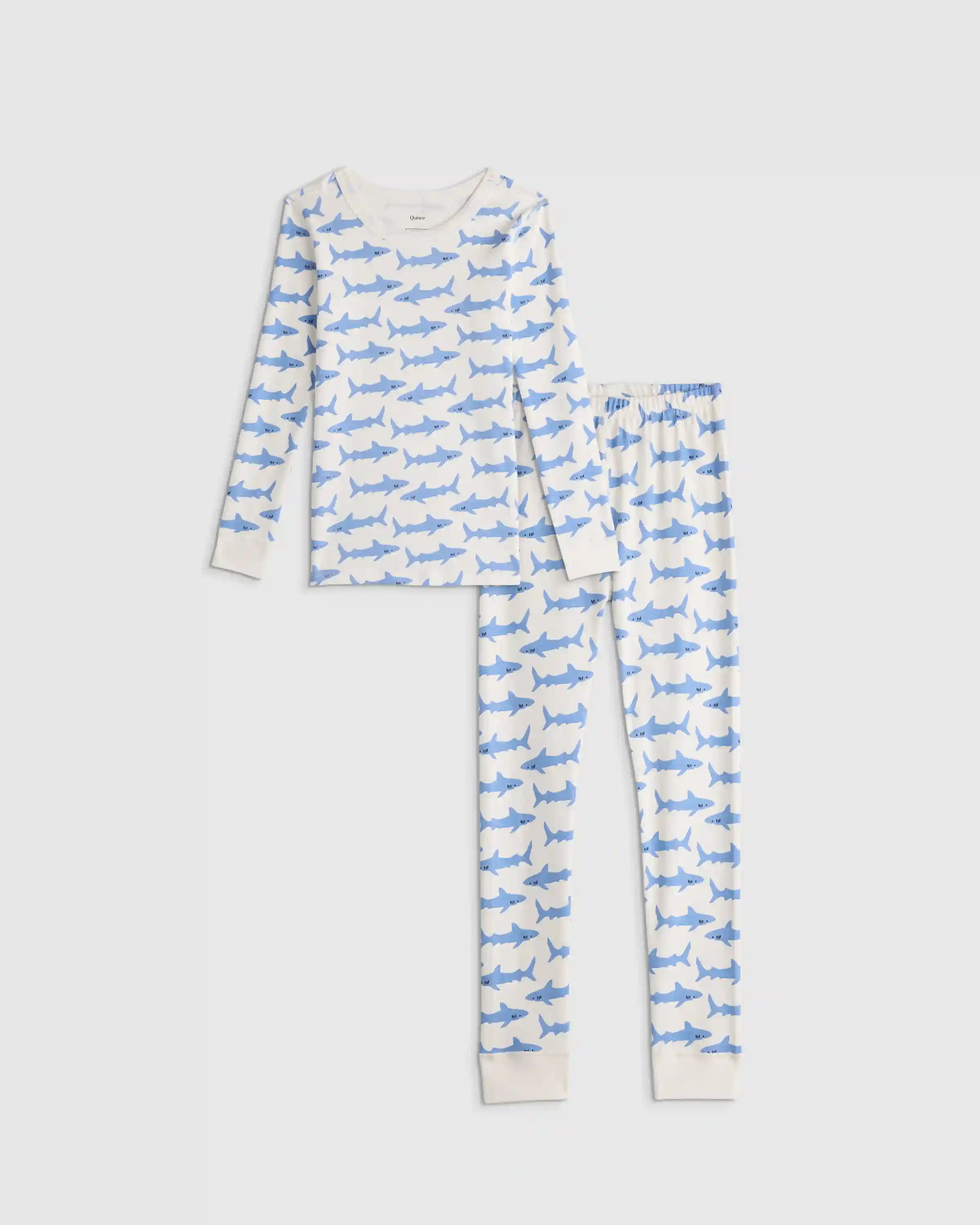 100% Organic Cotton Long Sleeve and Pant Pajama Set