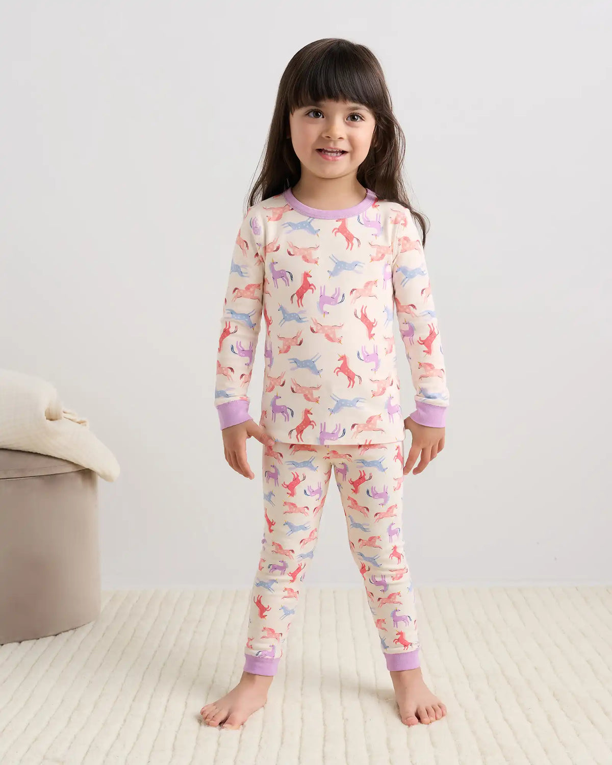 100% Organic Cotton Long Sleeve and Pant Pajama Set