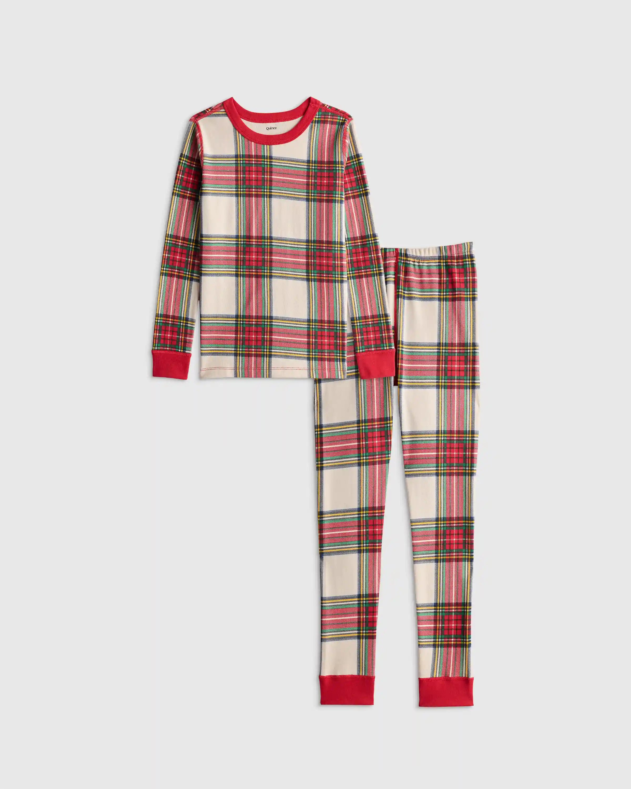 100% Organic Cotton Long Sleeve and Pant Pajama Set