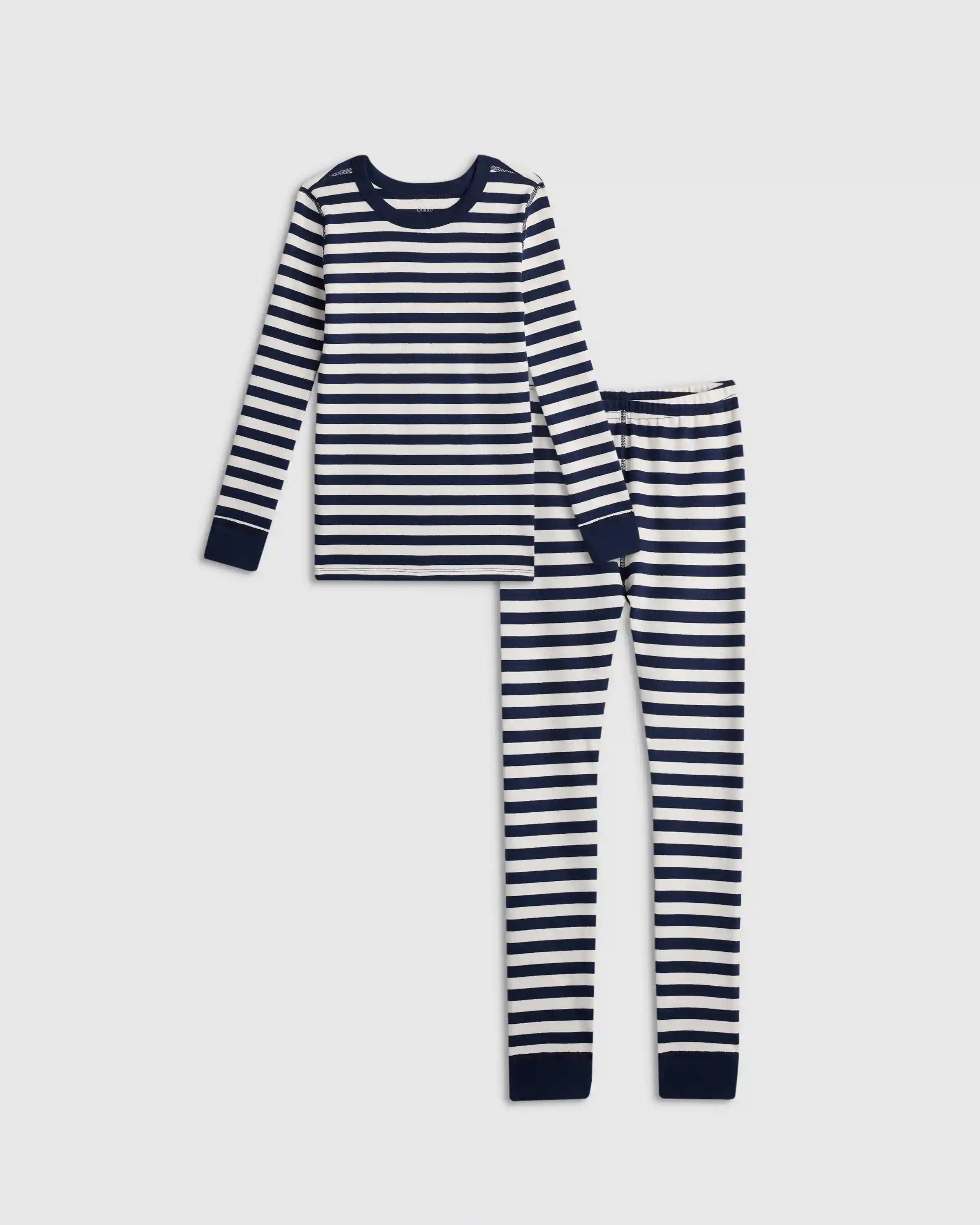 100% Organic Cotton Long Sleeve and Pant Pajama Set