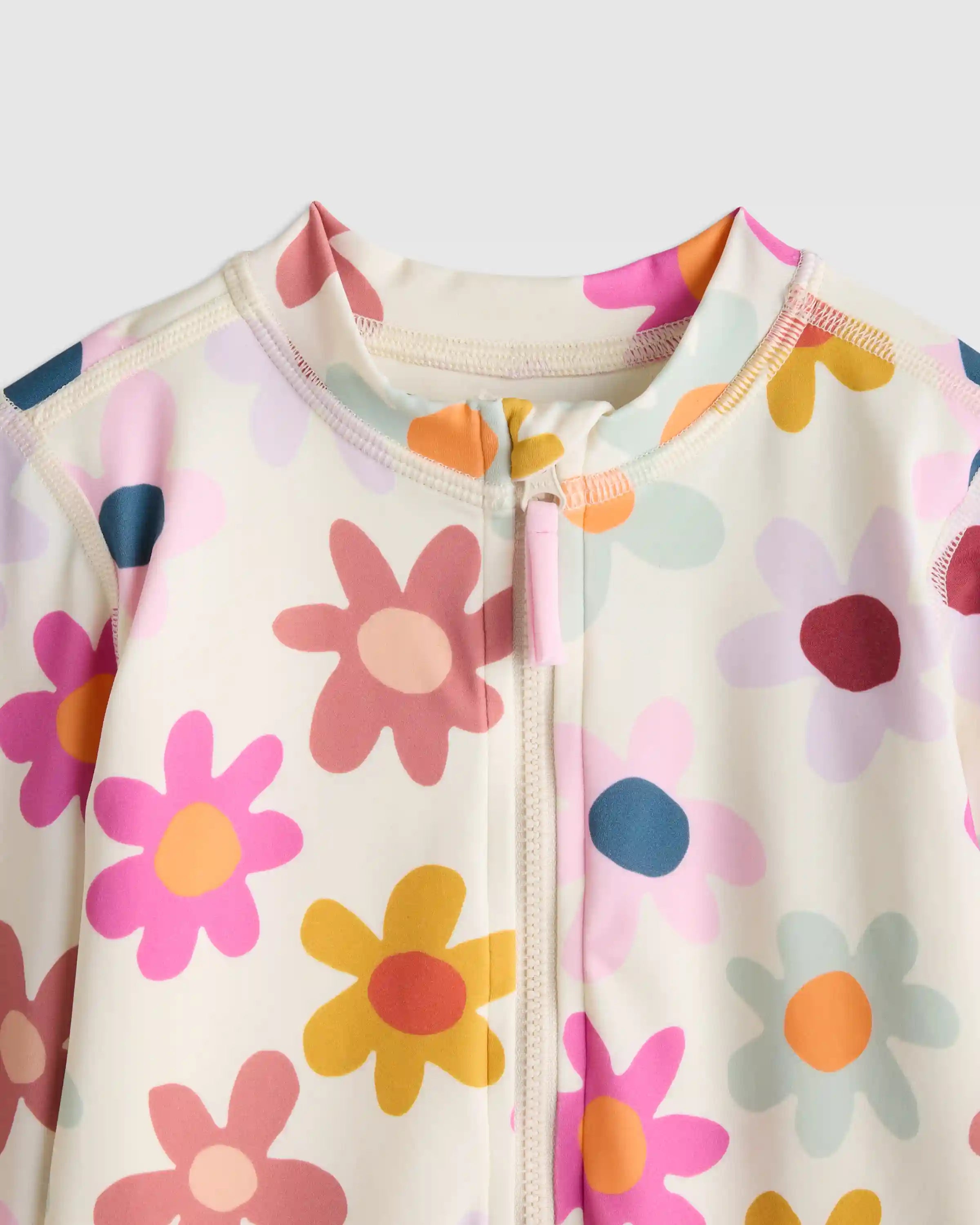 Long Sleeve Zip-Up Swimsuit