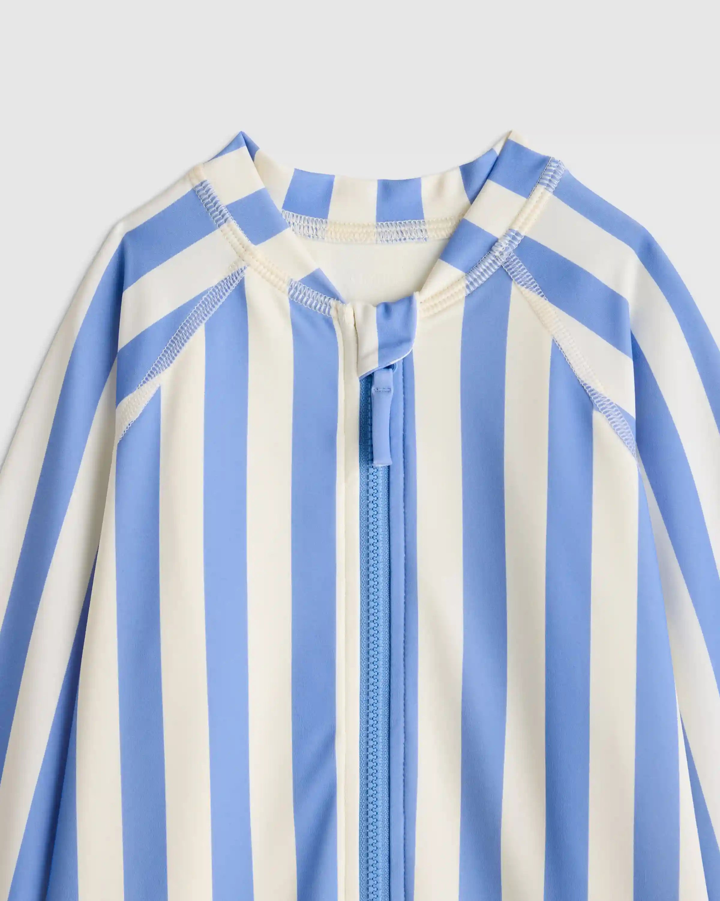 Long Sleeve Zip-Up Rash Guard One-Piece