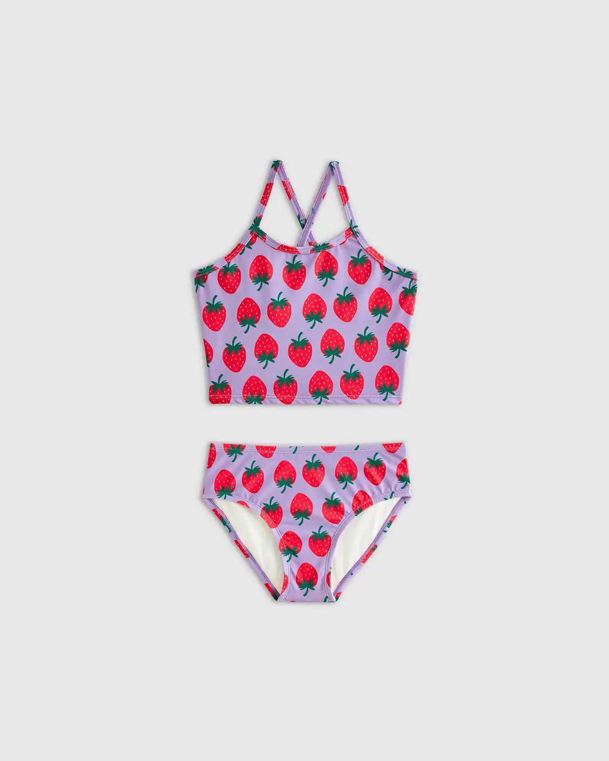 Tankini and Long Sleeve Raglan Rash Guard Set