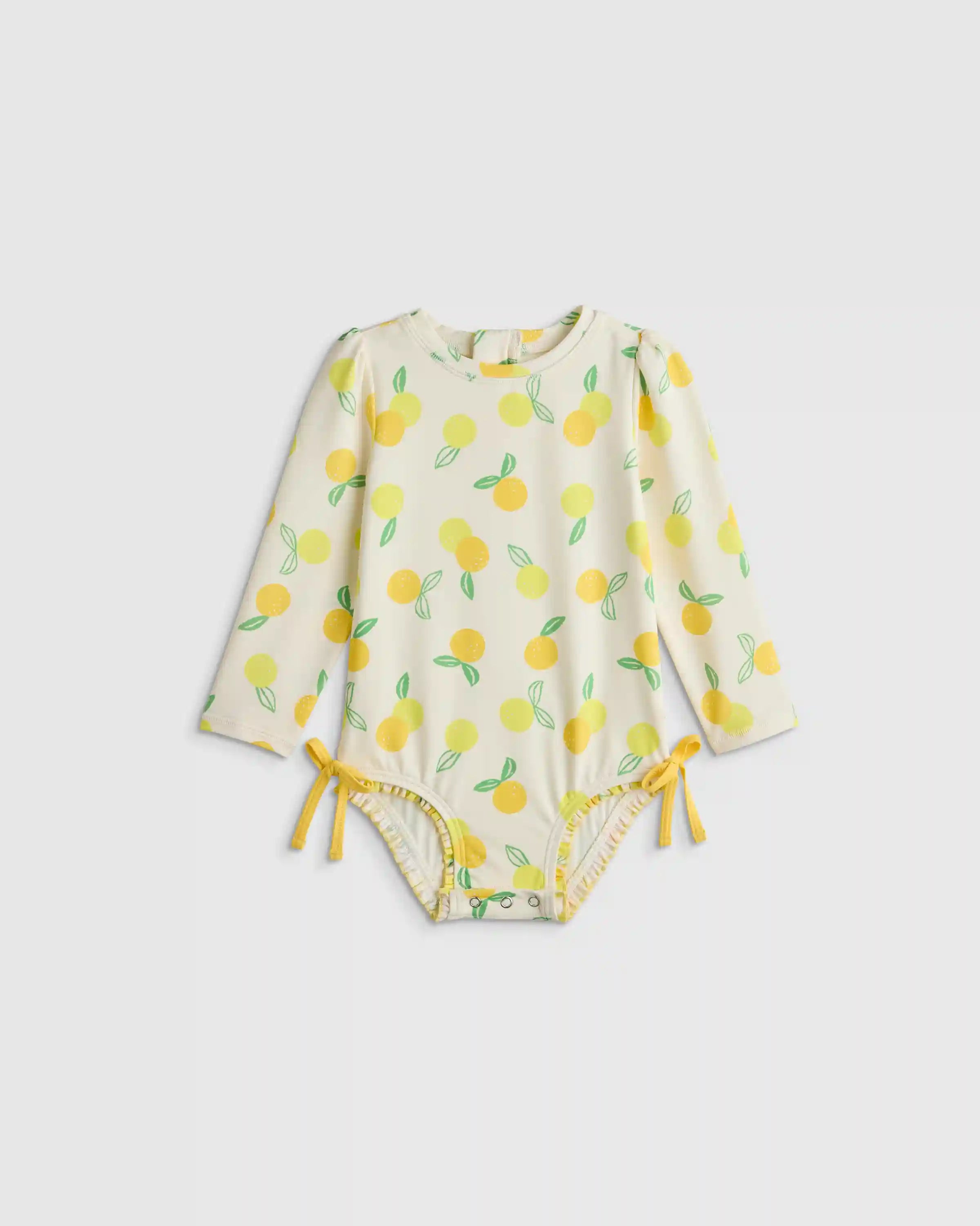 Long Sleeve Tie One-Piece Swimsuit