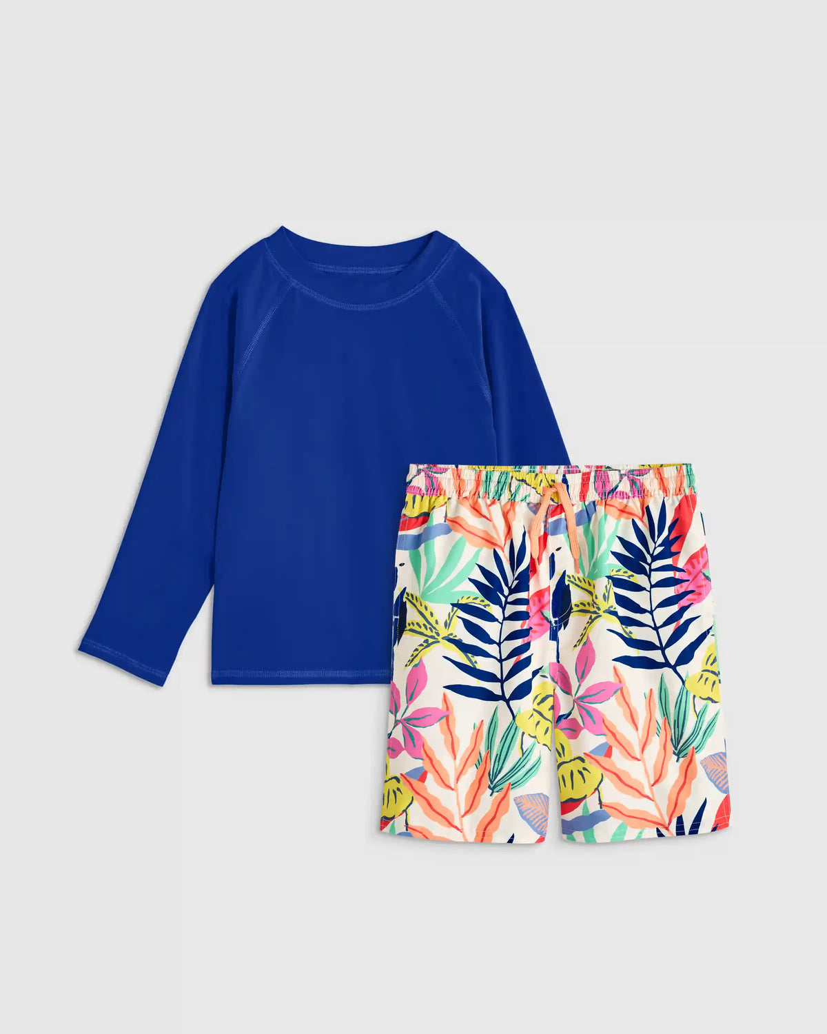 Swim Trunk and Rash Guard Set