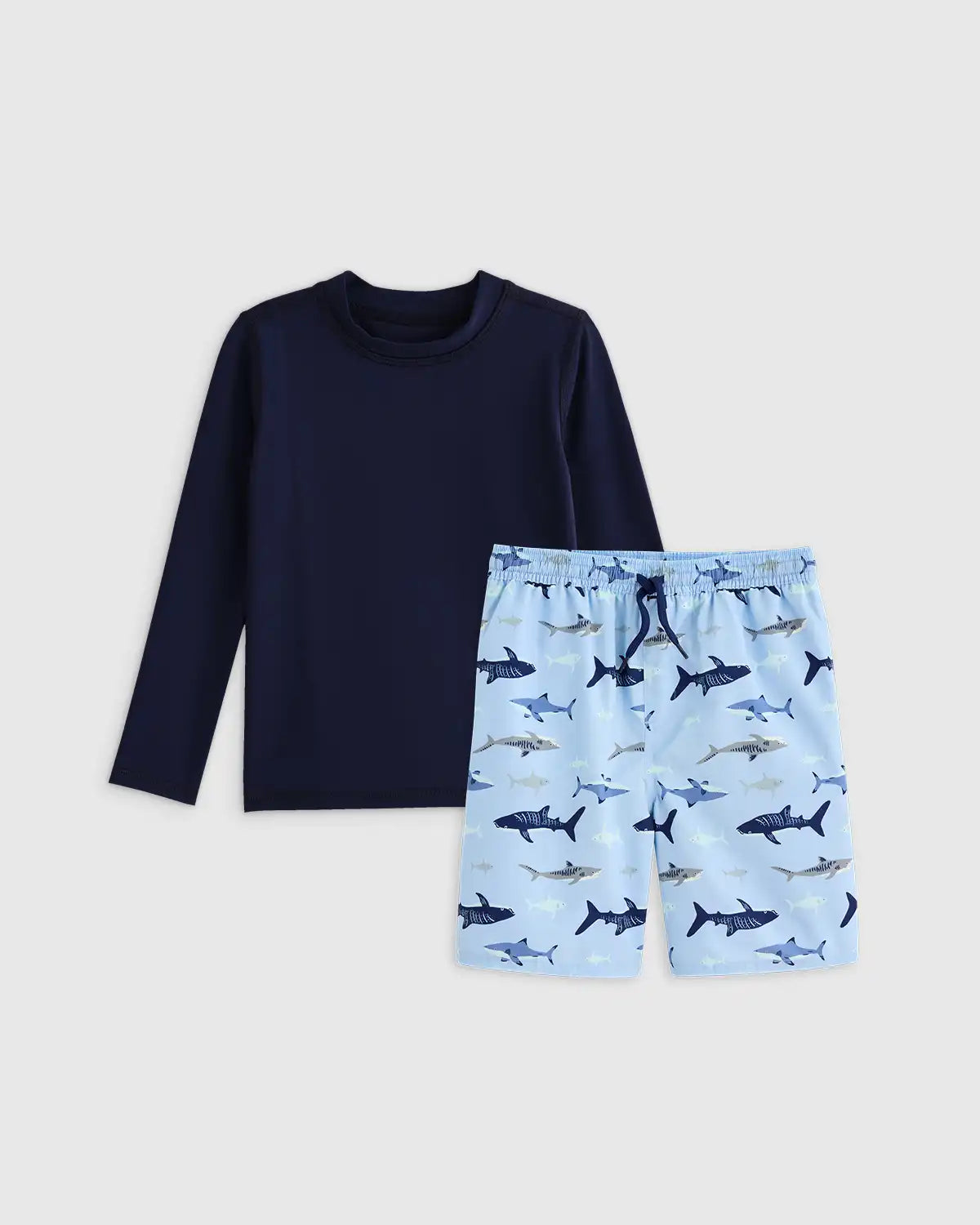 Swim Trunk and Rash Guard Set