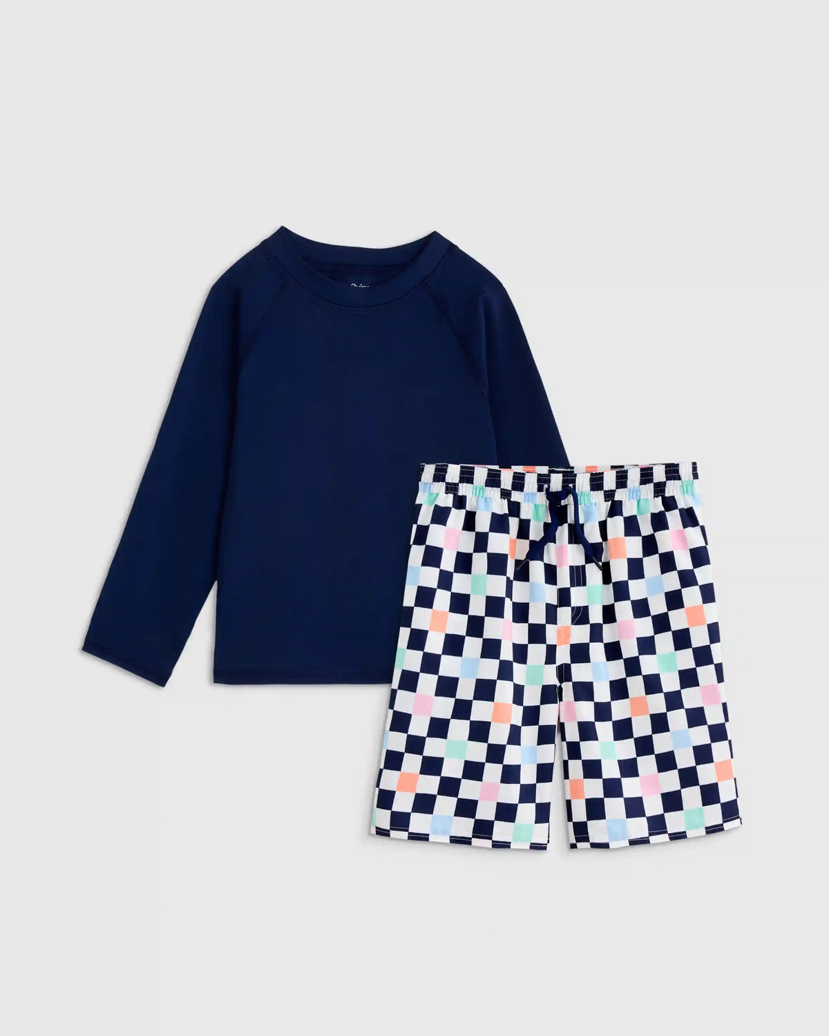 Swim Trunk and Rash Guard Set