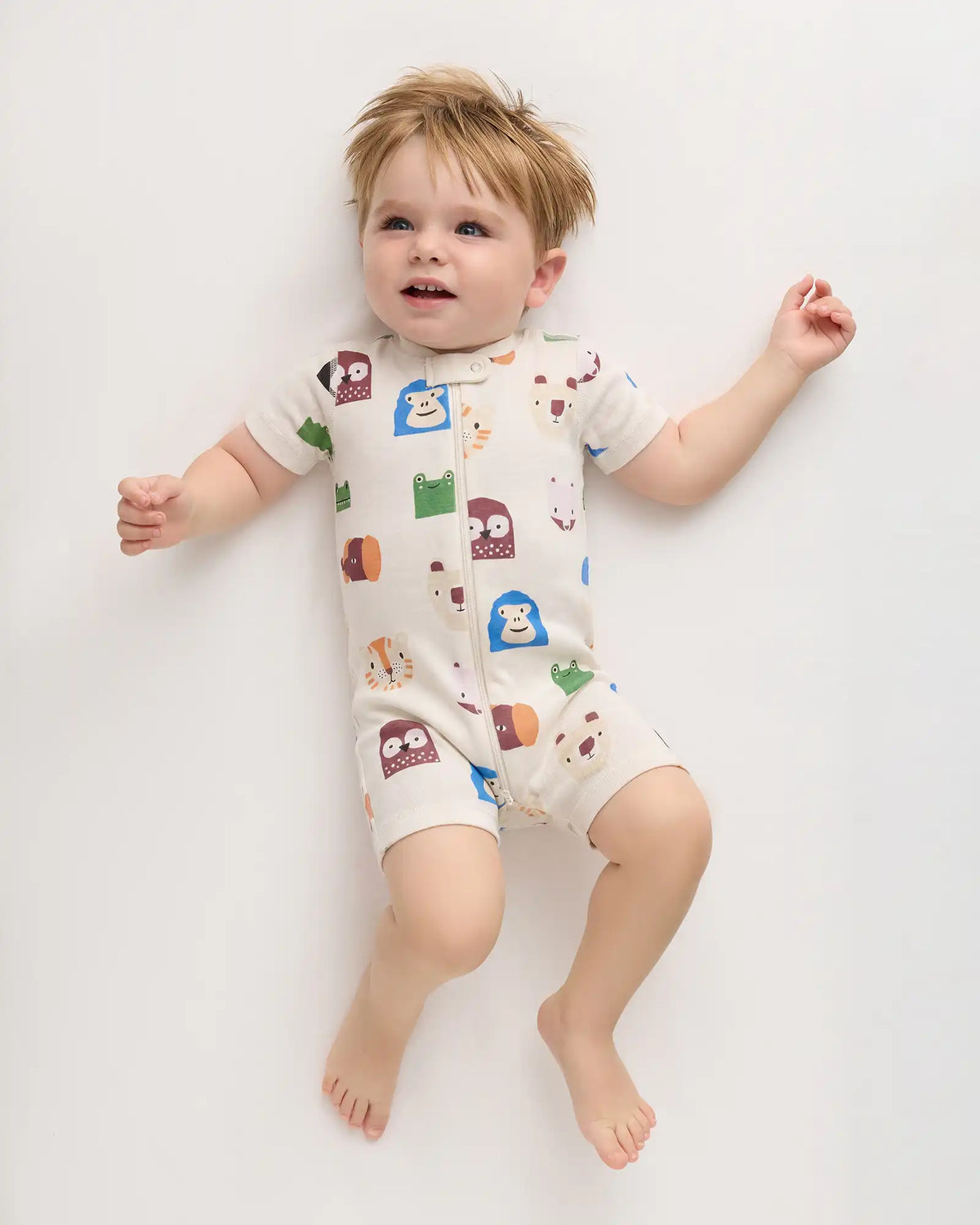 100% Organic Cotton Shortie Onesie Pajama
