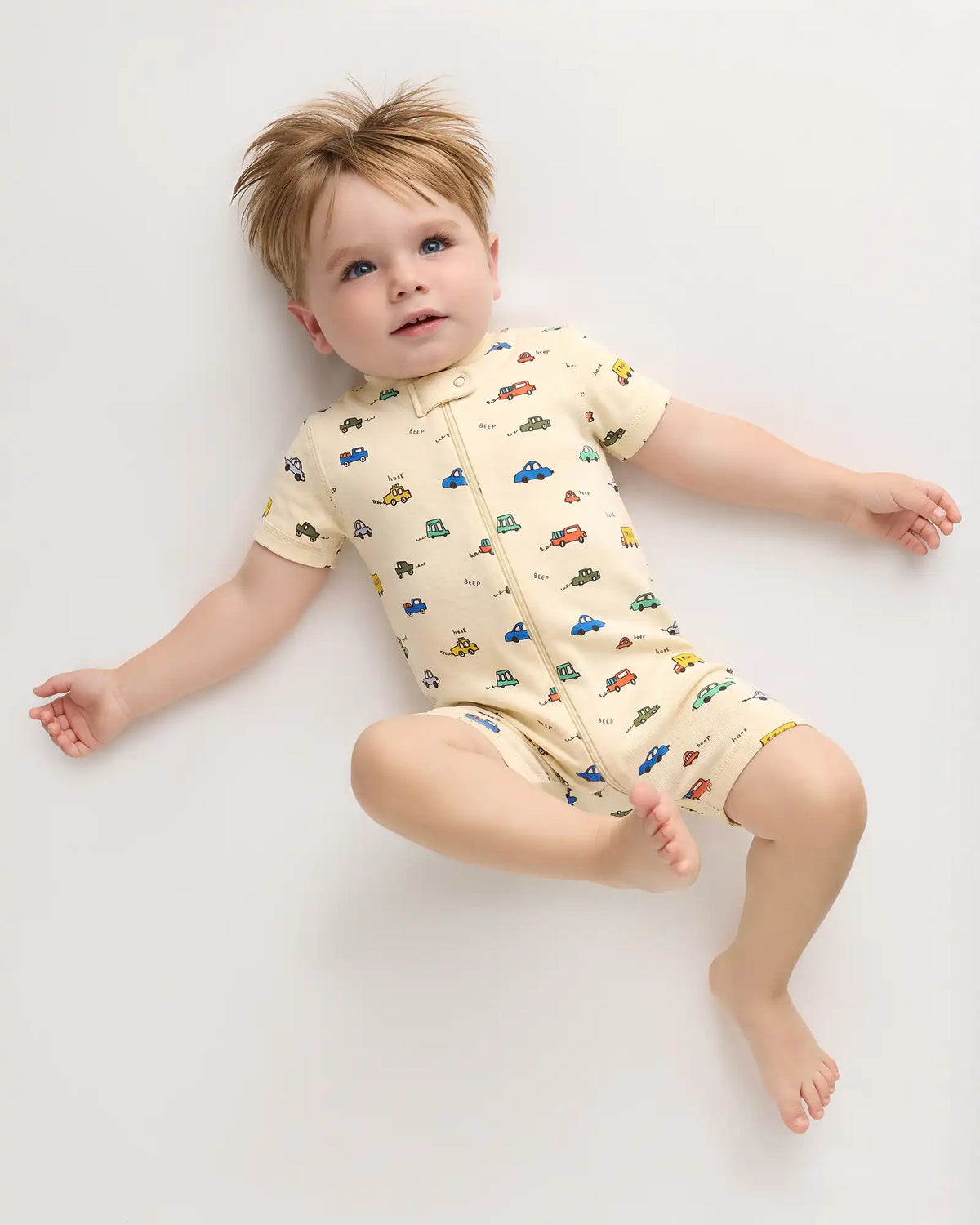 100% Organic Cotton Shortie Onesie Pajama