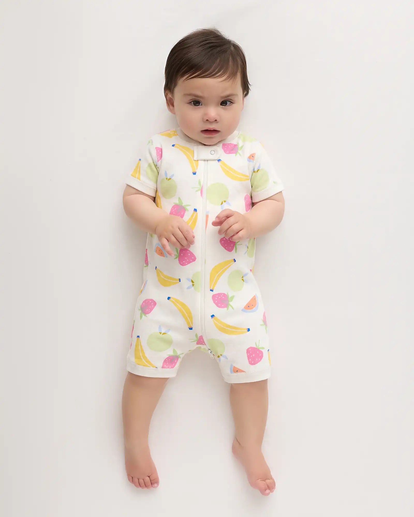 100% Organic Cotton Shortie Onesie Pajama
