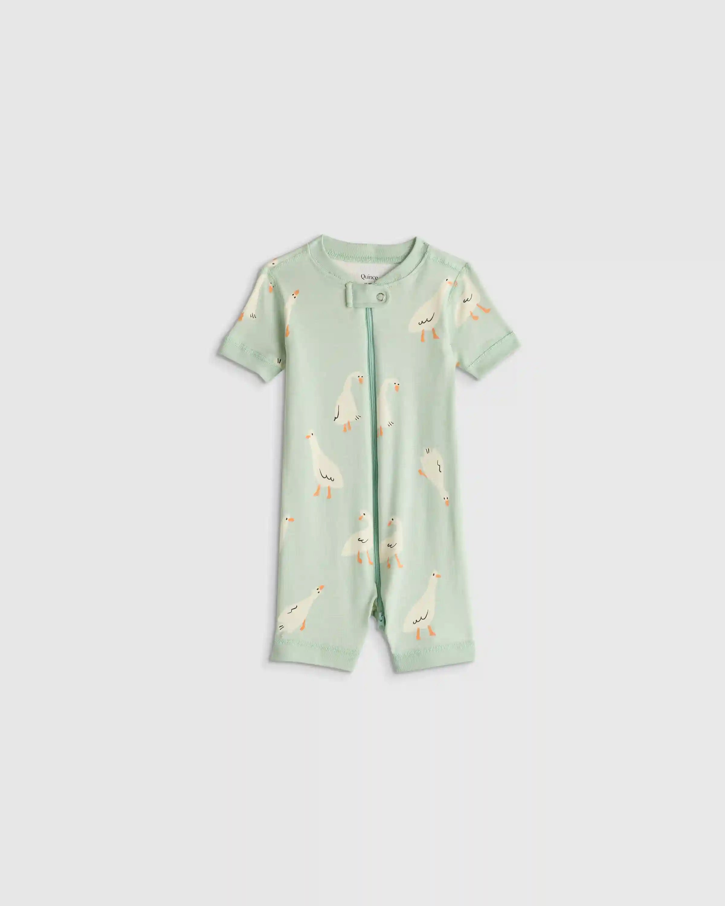 100% Organic Cotton Shortie Onesie Pajama