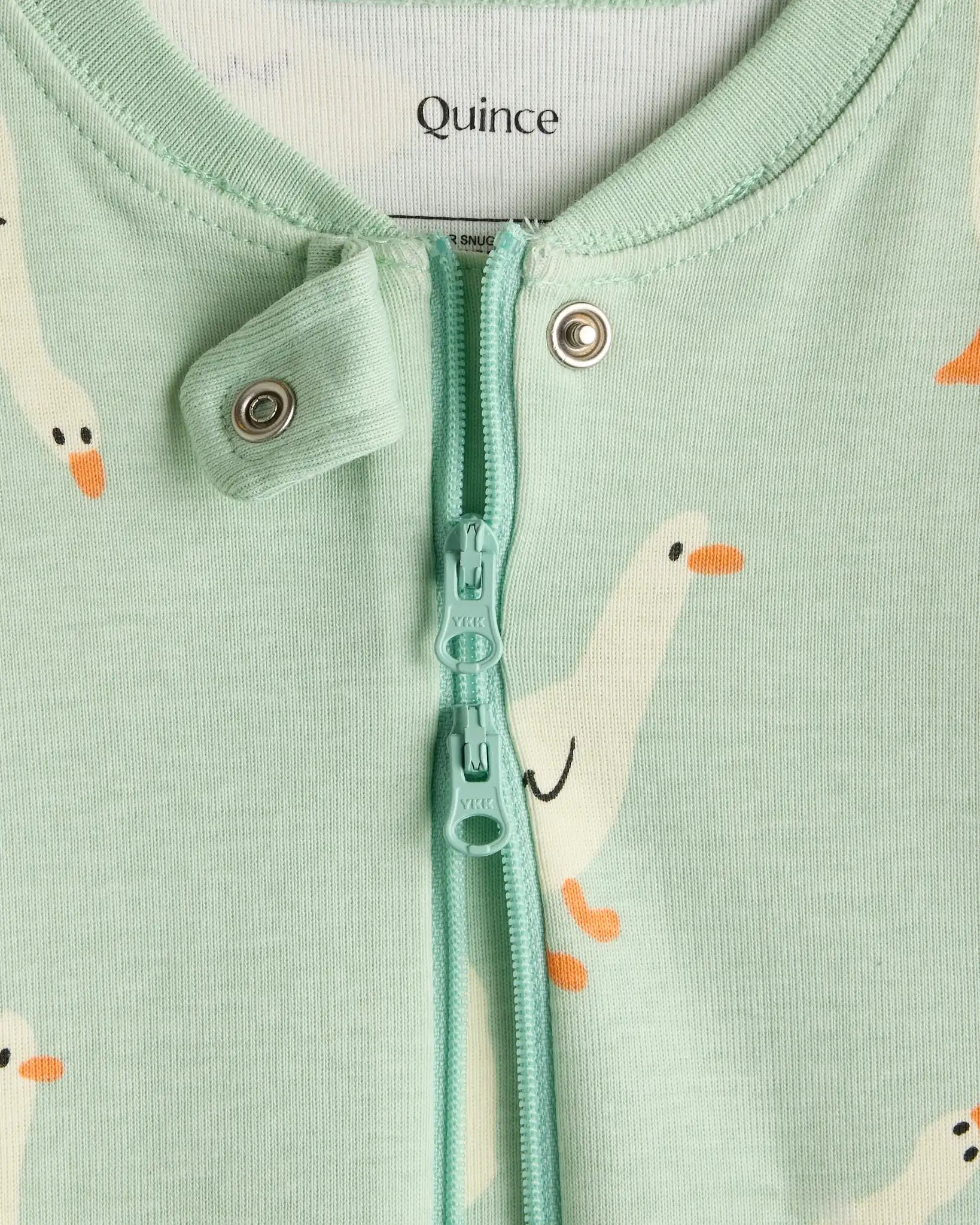 100% Organic Cotton Shortie Onesie Pajama