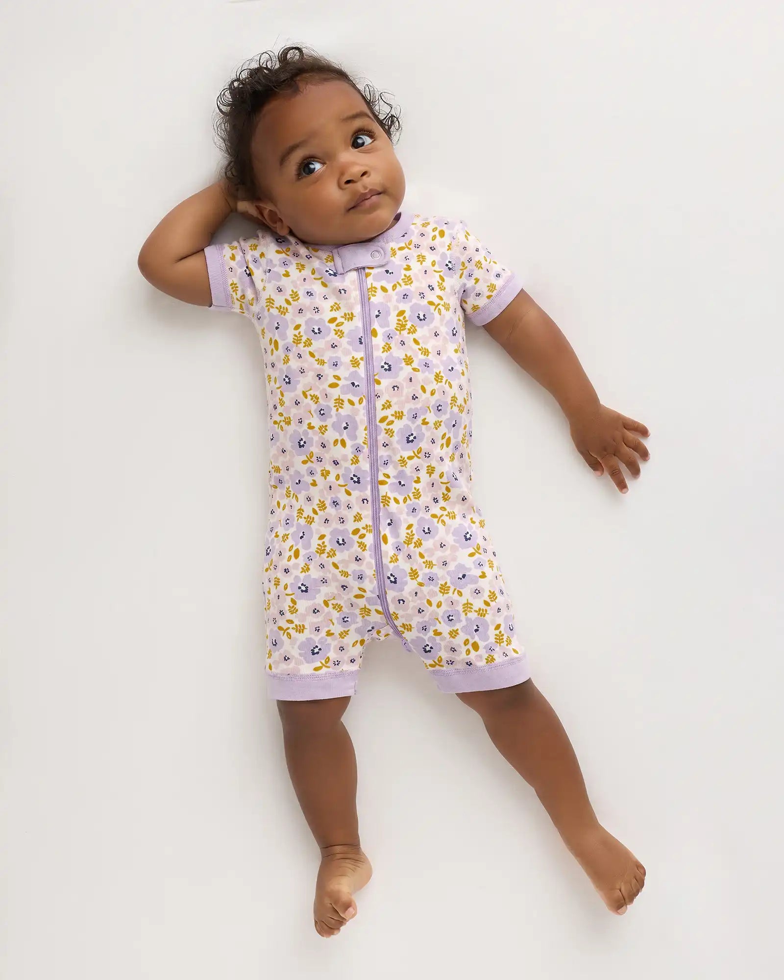 100% Organic Cotton Shortie Onesie Pajama