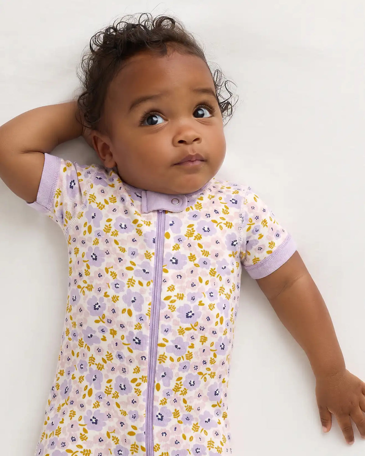 100% Organic Cotton Shortie Onesie Pajama