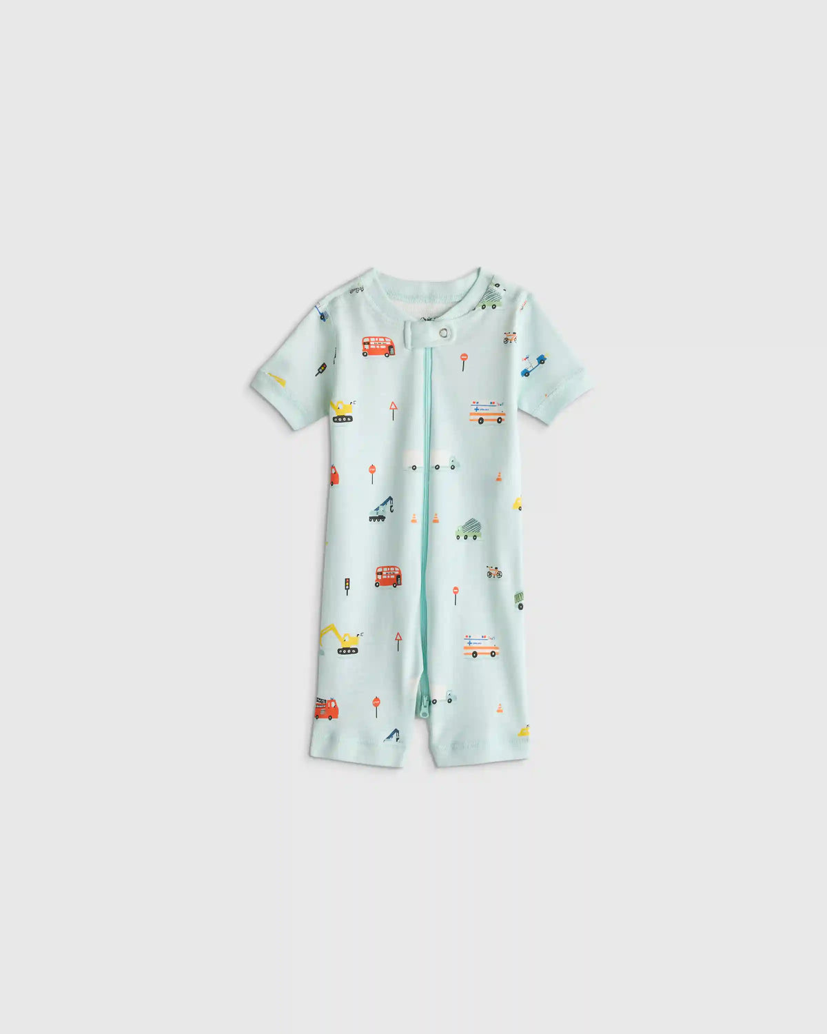 100% Organic Cotton Shortie Onesie Pajama