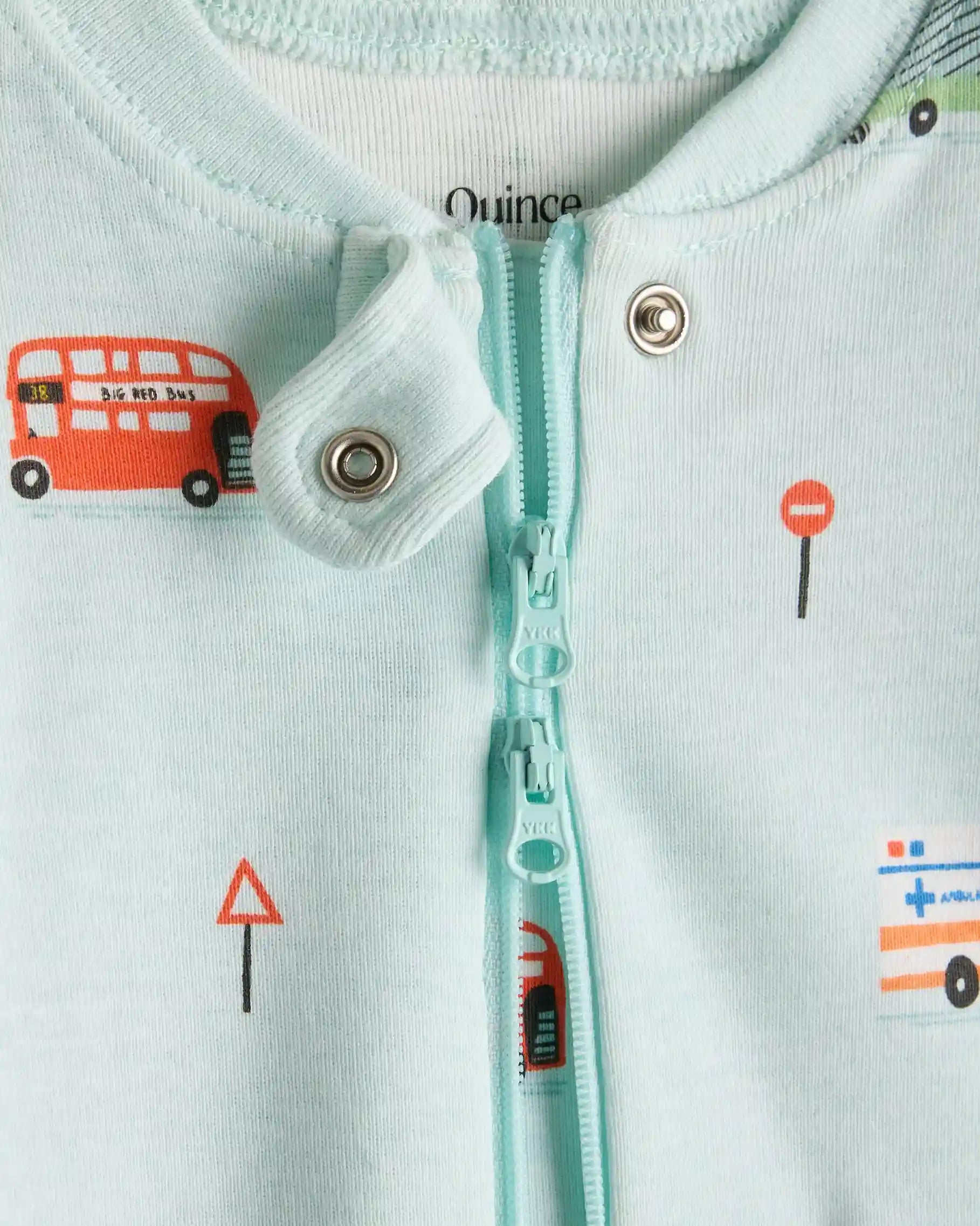 100% Organic Cotton Shortie Onesie Pajama