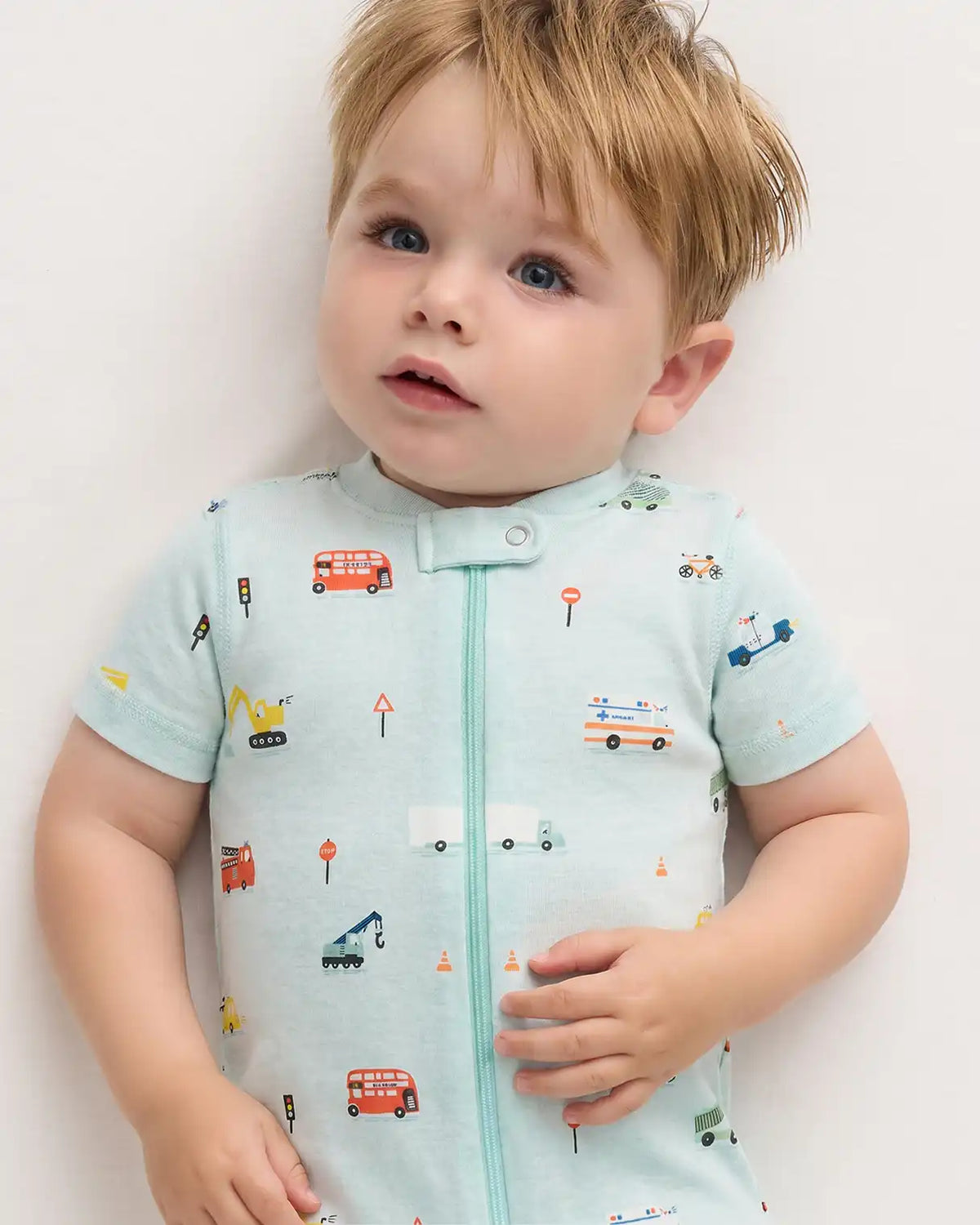 100% Organic Cotton Shortie Onesie Pajama