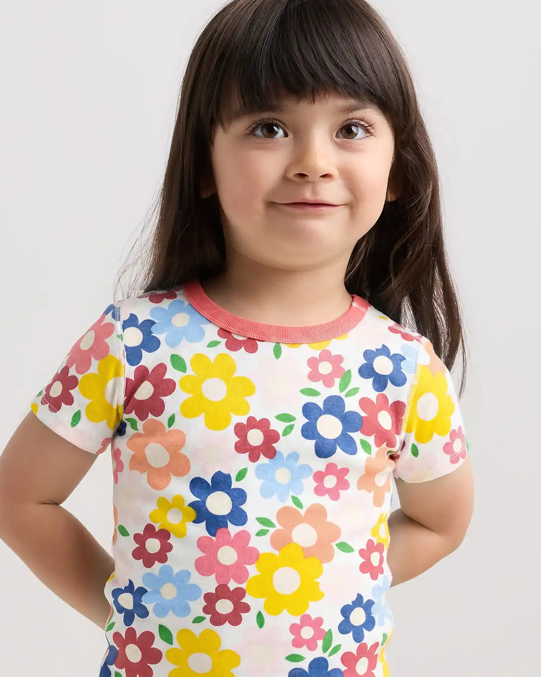 100% Organic Cotton Short Sleeve and Pant Pajama Set