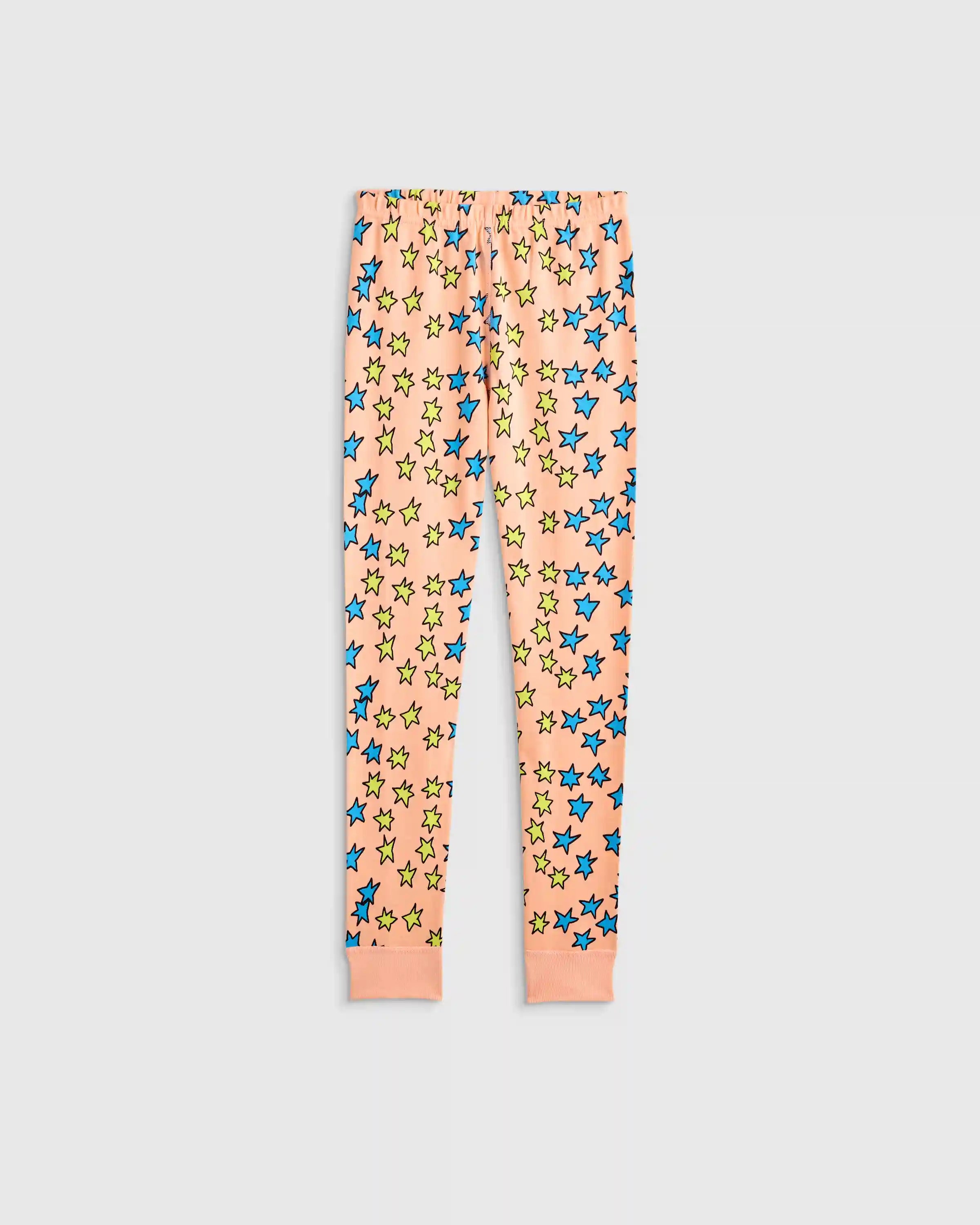 100% Organic Cotton Short Sleeve and Pant Pajama Set