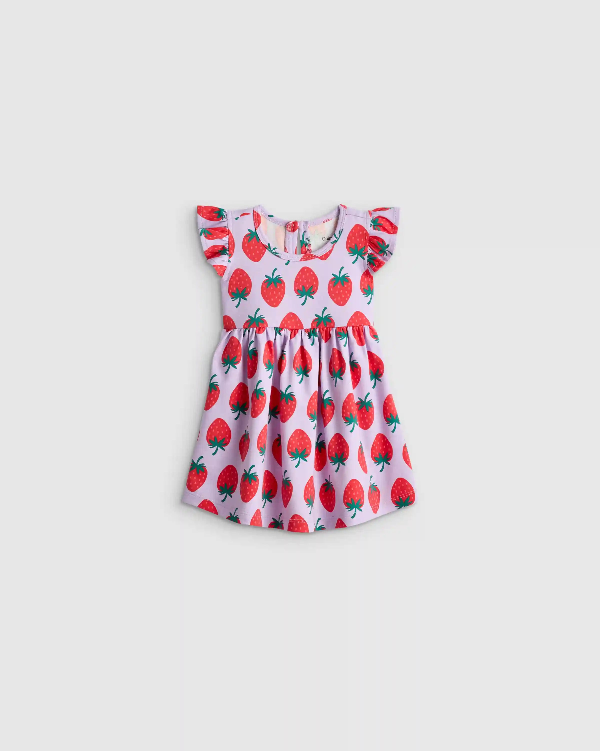 Organic Cotton Sleeveless Ruffle Dress