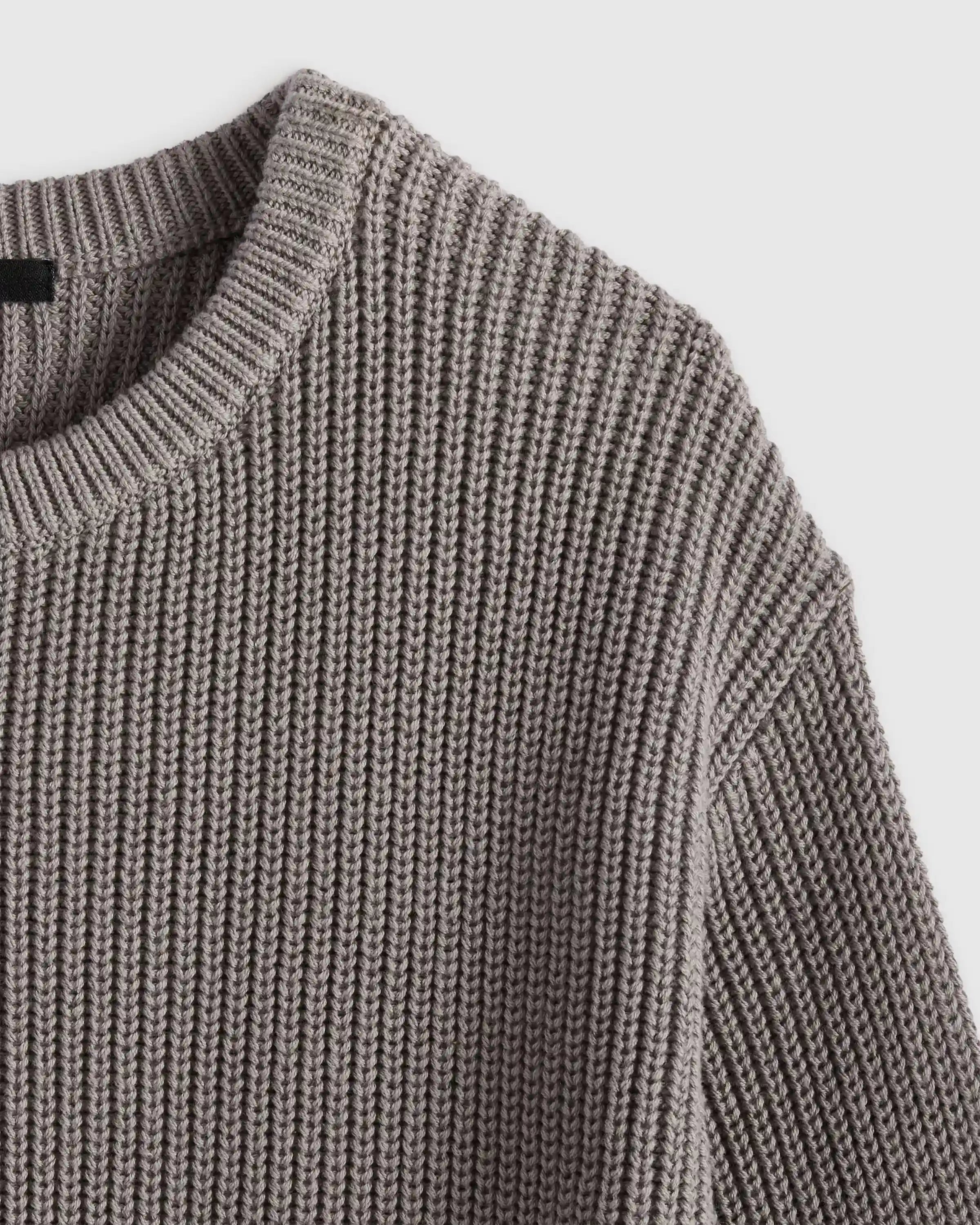 100% Organic Cotton Fisherman Tunic Sweater