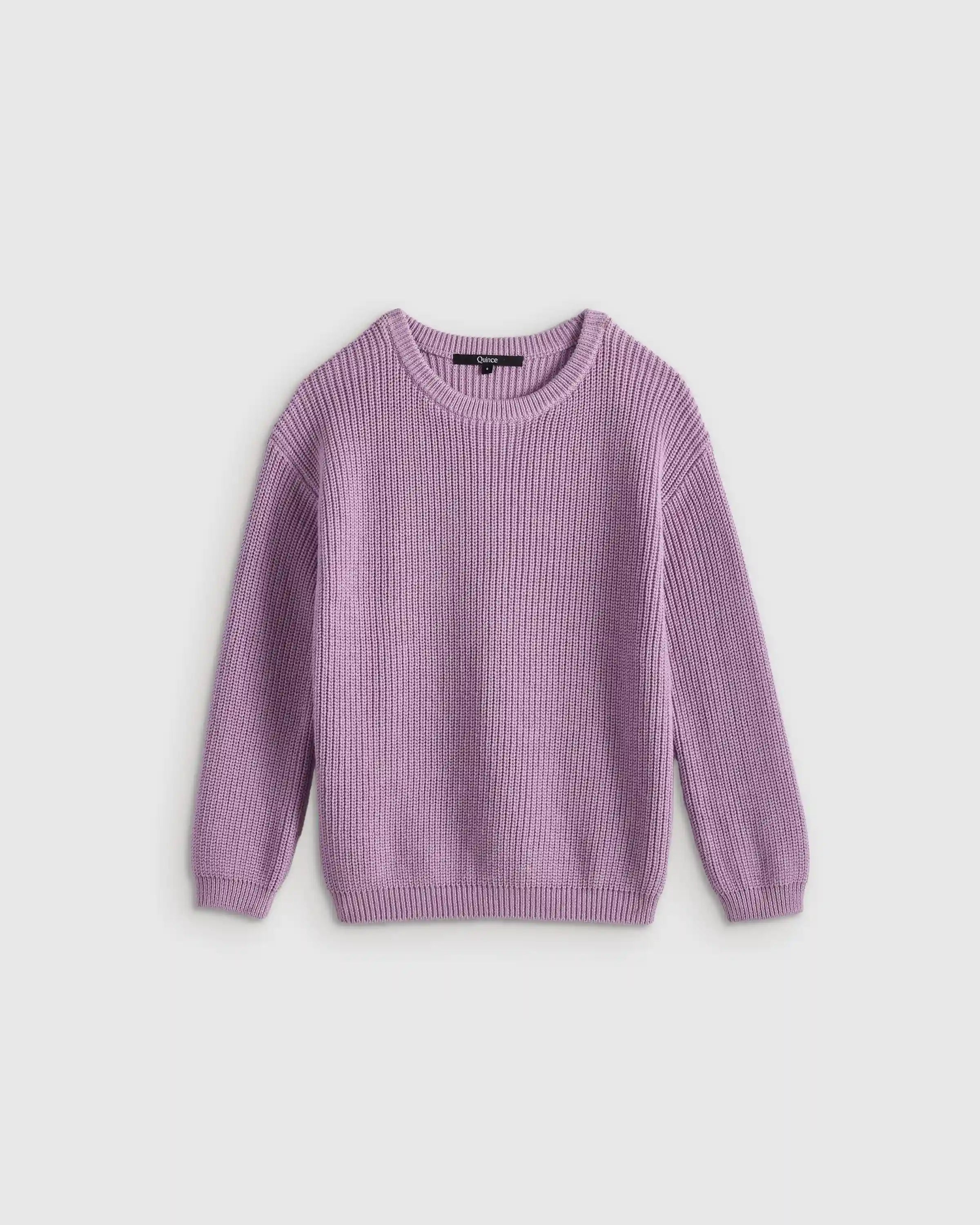 100% Organic Cotton Fisherman Tunic Sweater