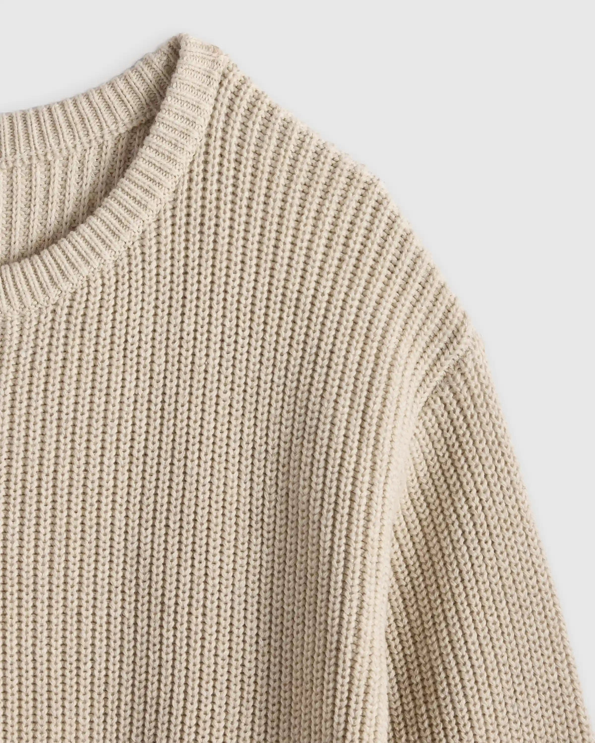 100% Organic Cotton Fisherman Tunic Sweater