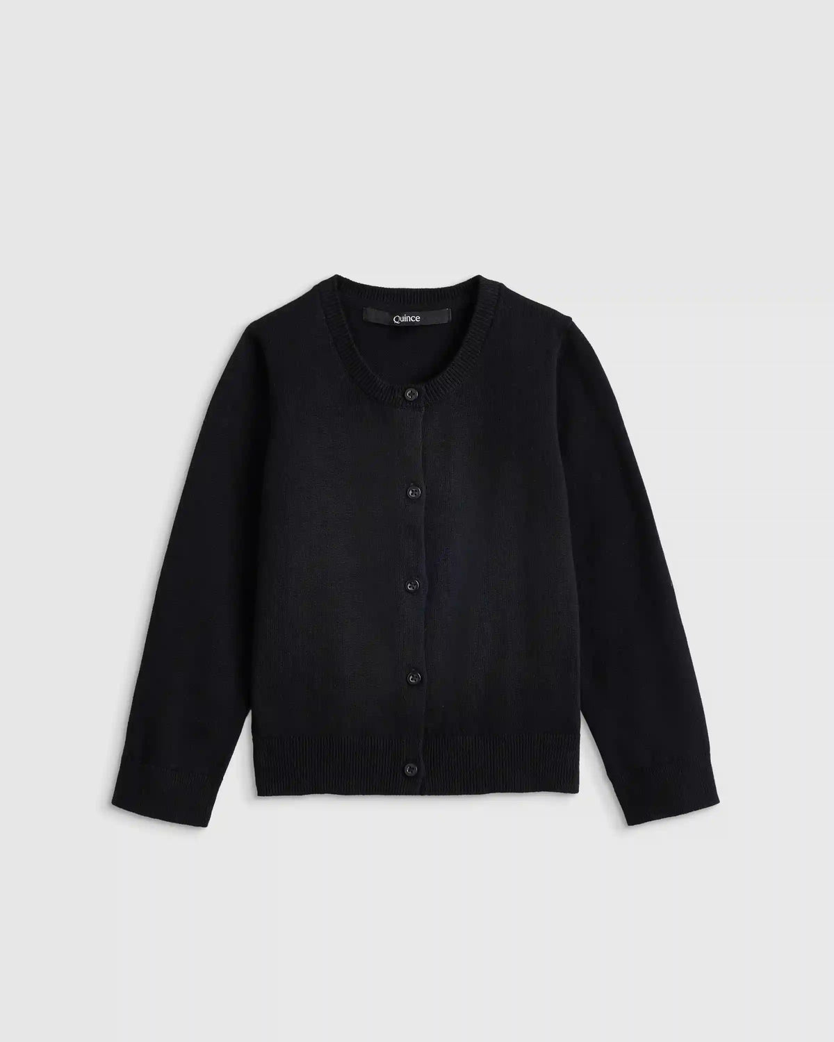 100% Organic Cotton Crewneck Cardigan