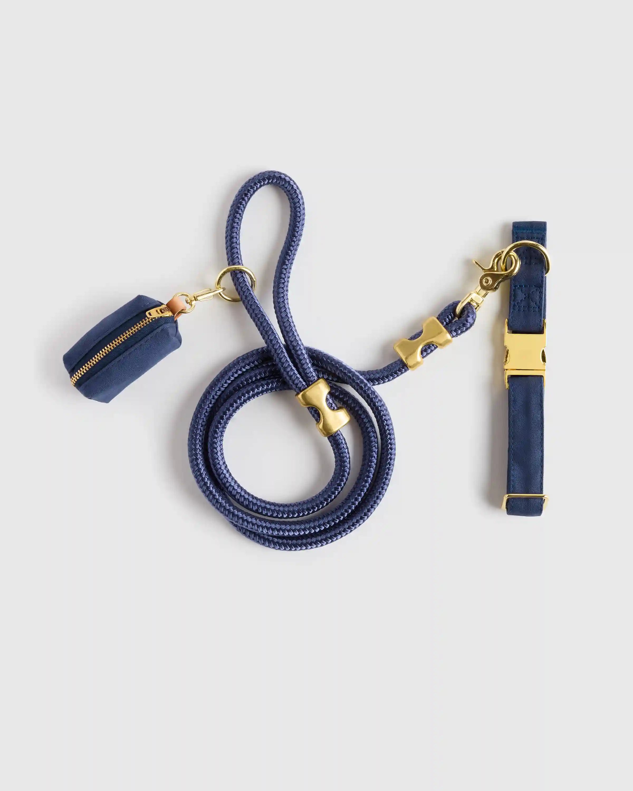 100% Cotton-Wrapped Nylon Dog Collar Walk Kit