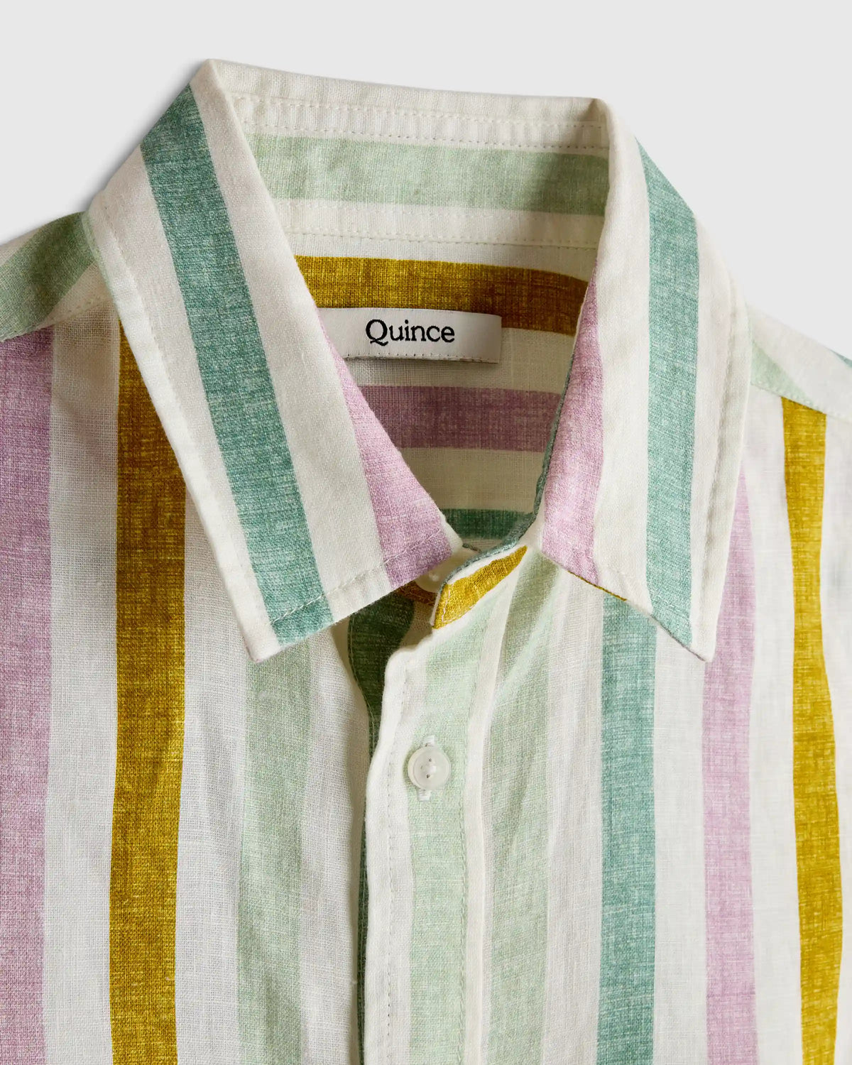 100% European Linen Printed Short Sleeve Shirt