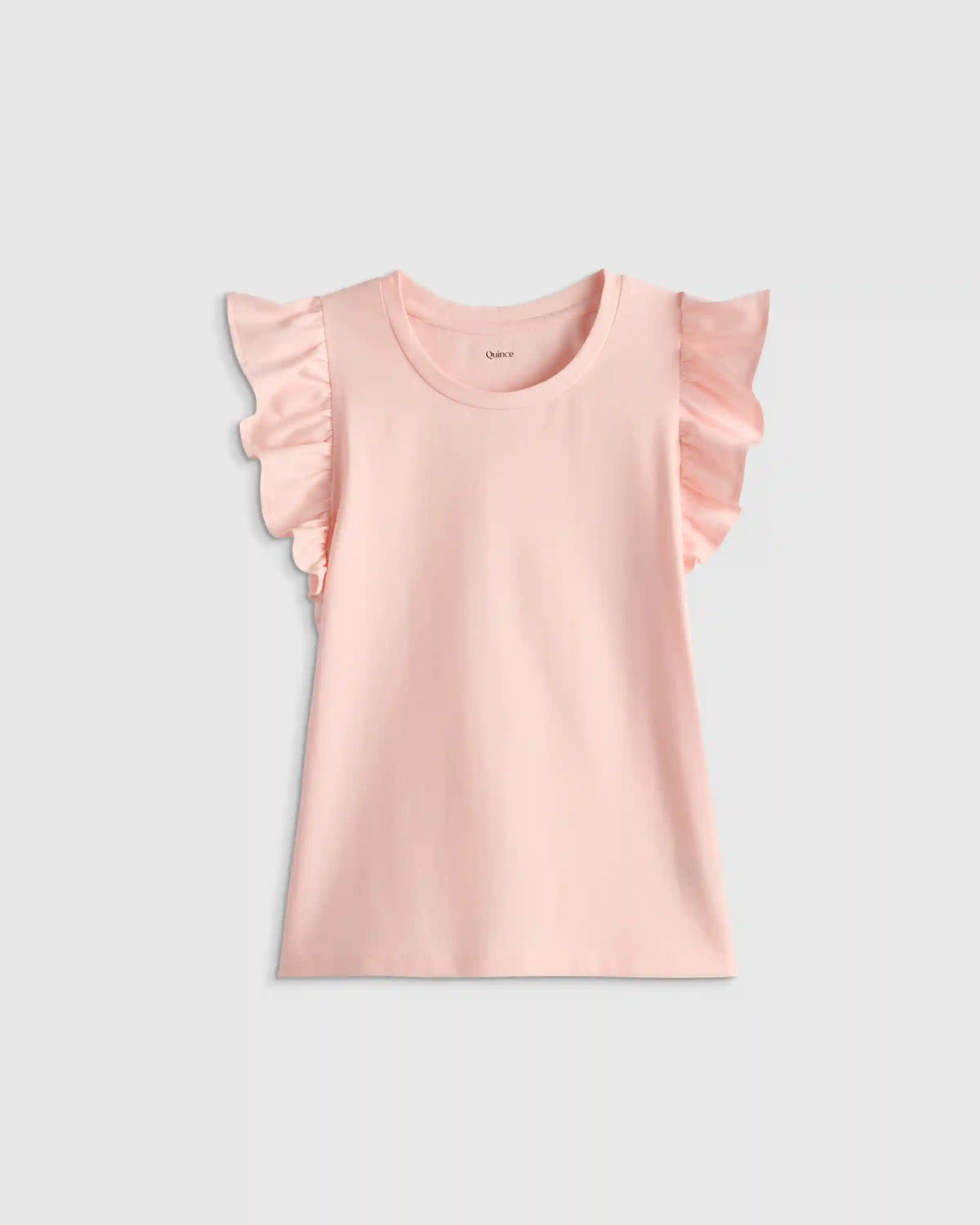 Ruffle Sleeve Organic Cotton Top