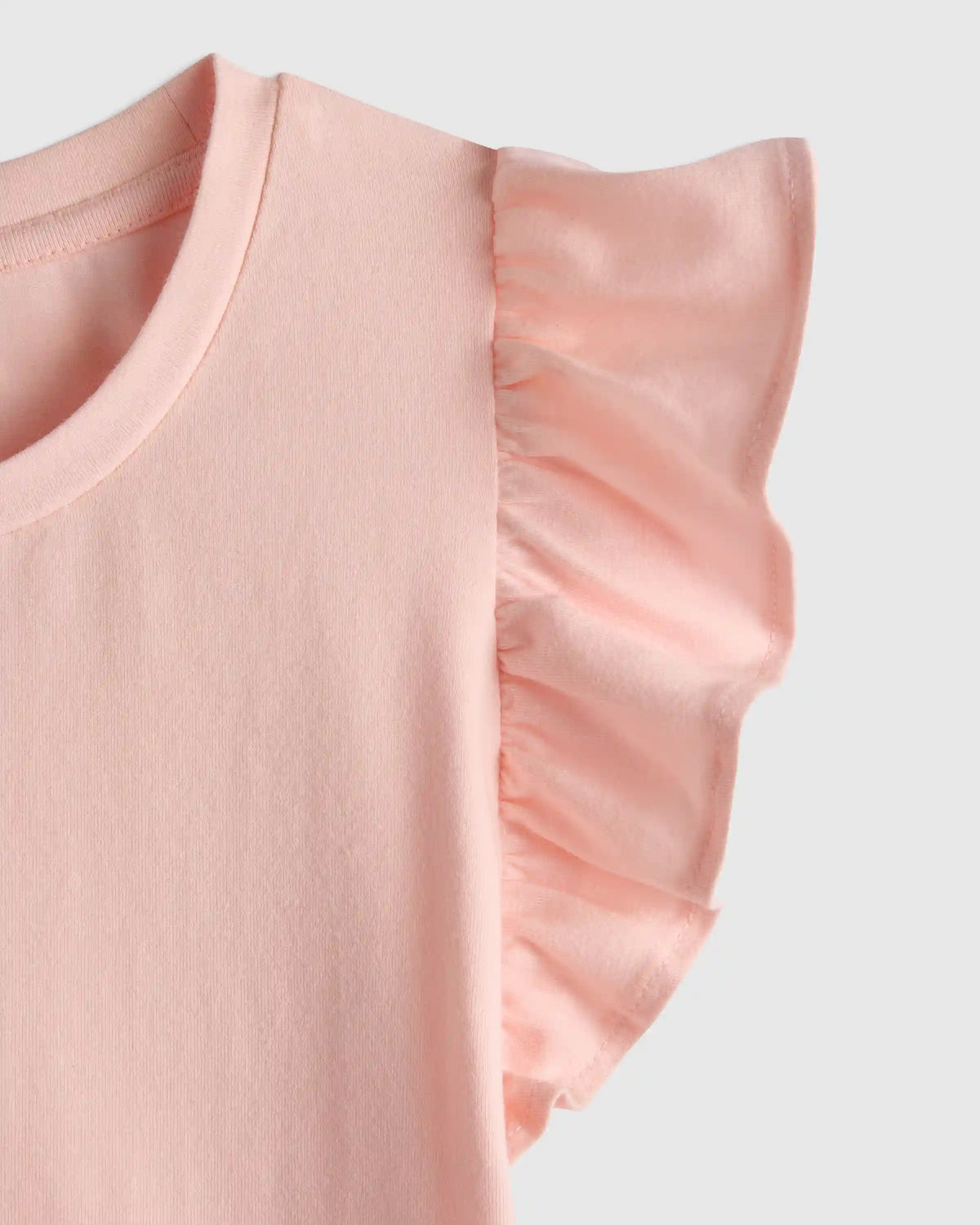 Ruffle Sleeve Organic Cotton Top