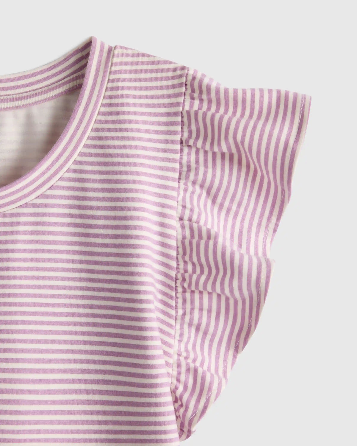 Ruffle Sleeve Organic Cotton Top