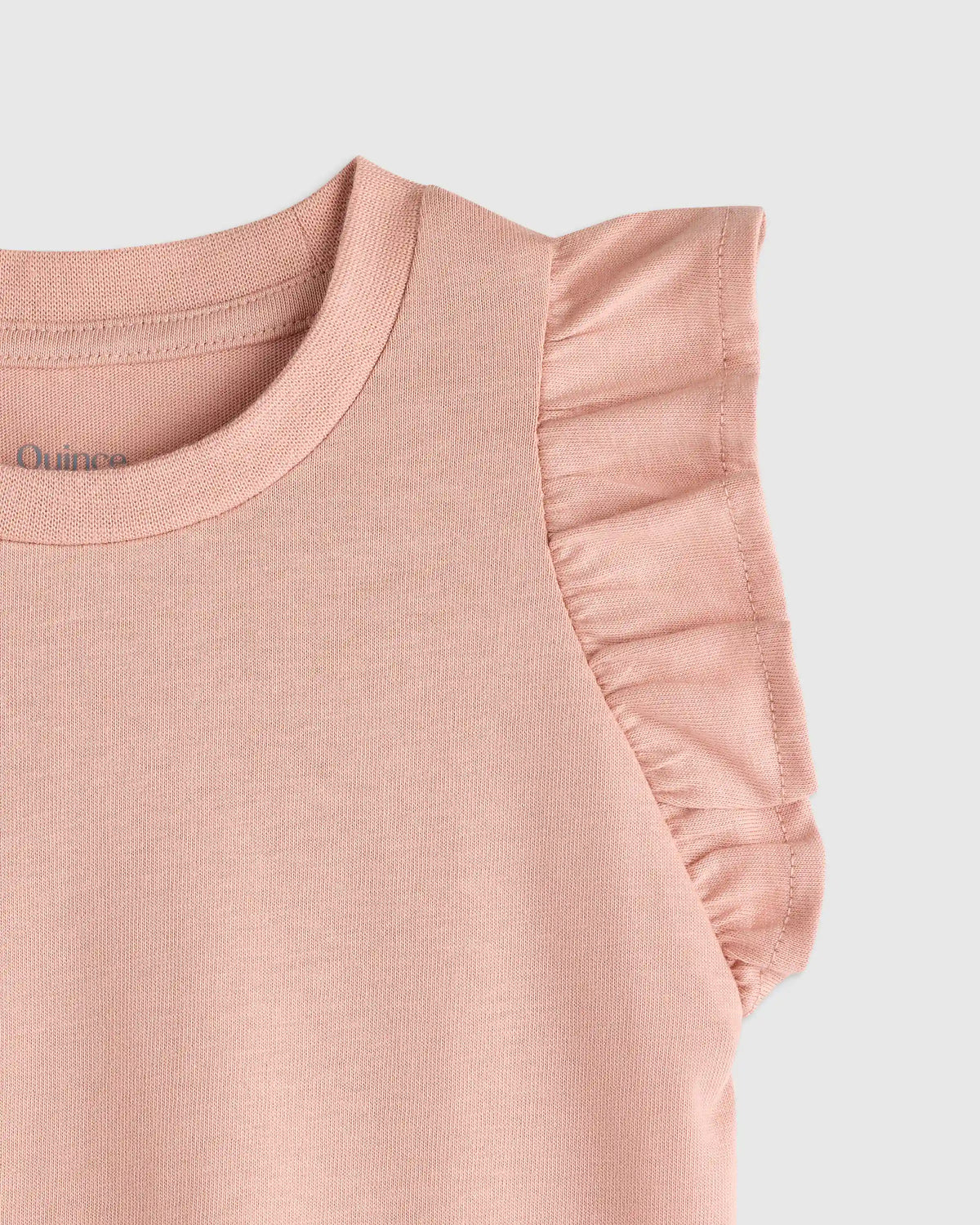 Ruffle Sleeve Organic Cotton Top