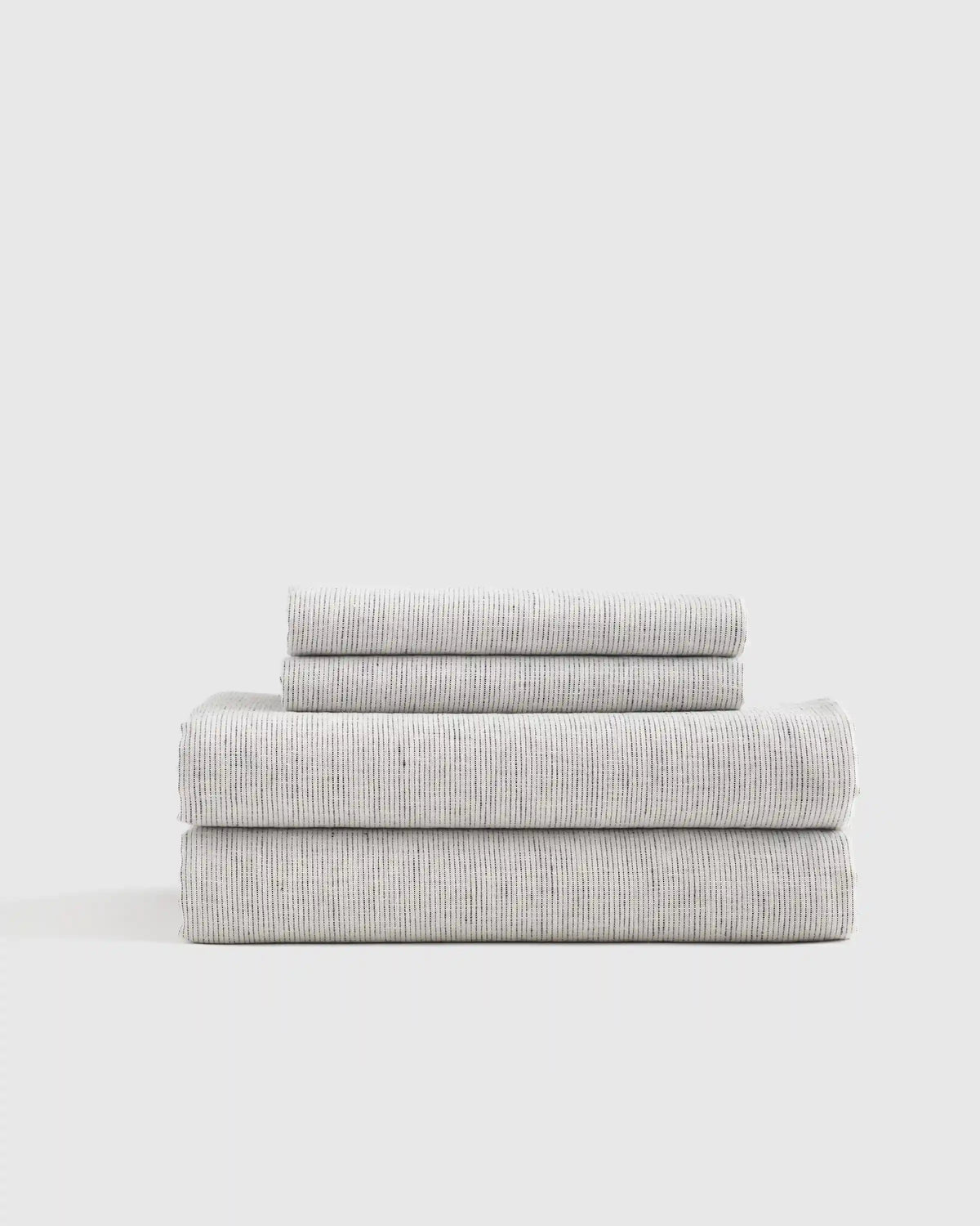 European Linen Stripe Sheet Set