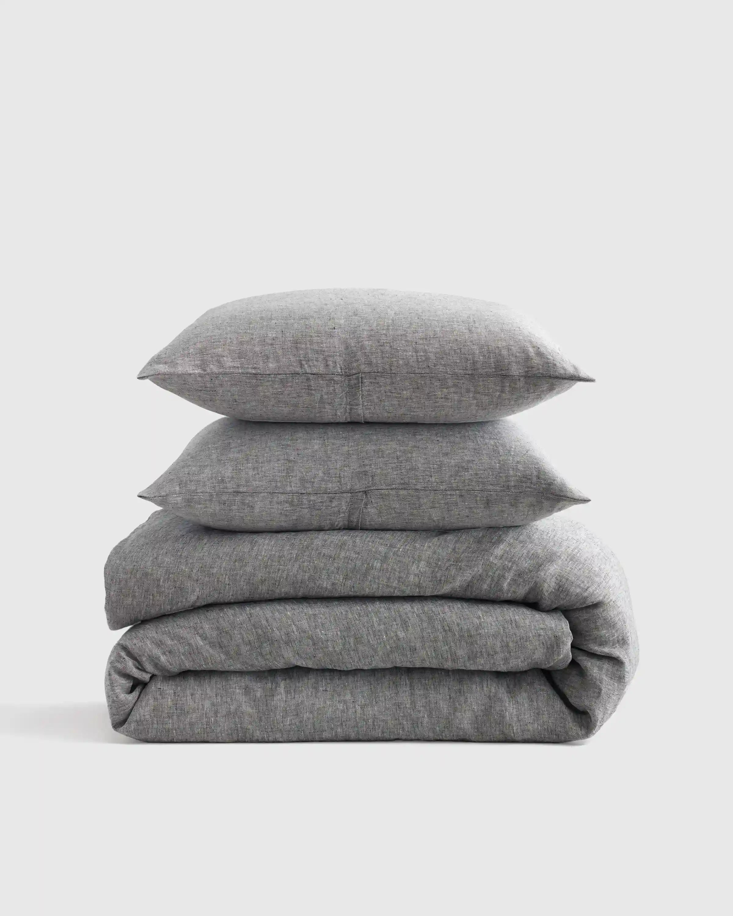 European Linen Chambray Duvet Cover Set
