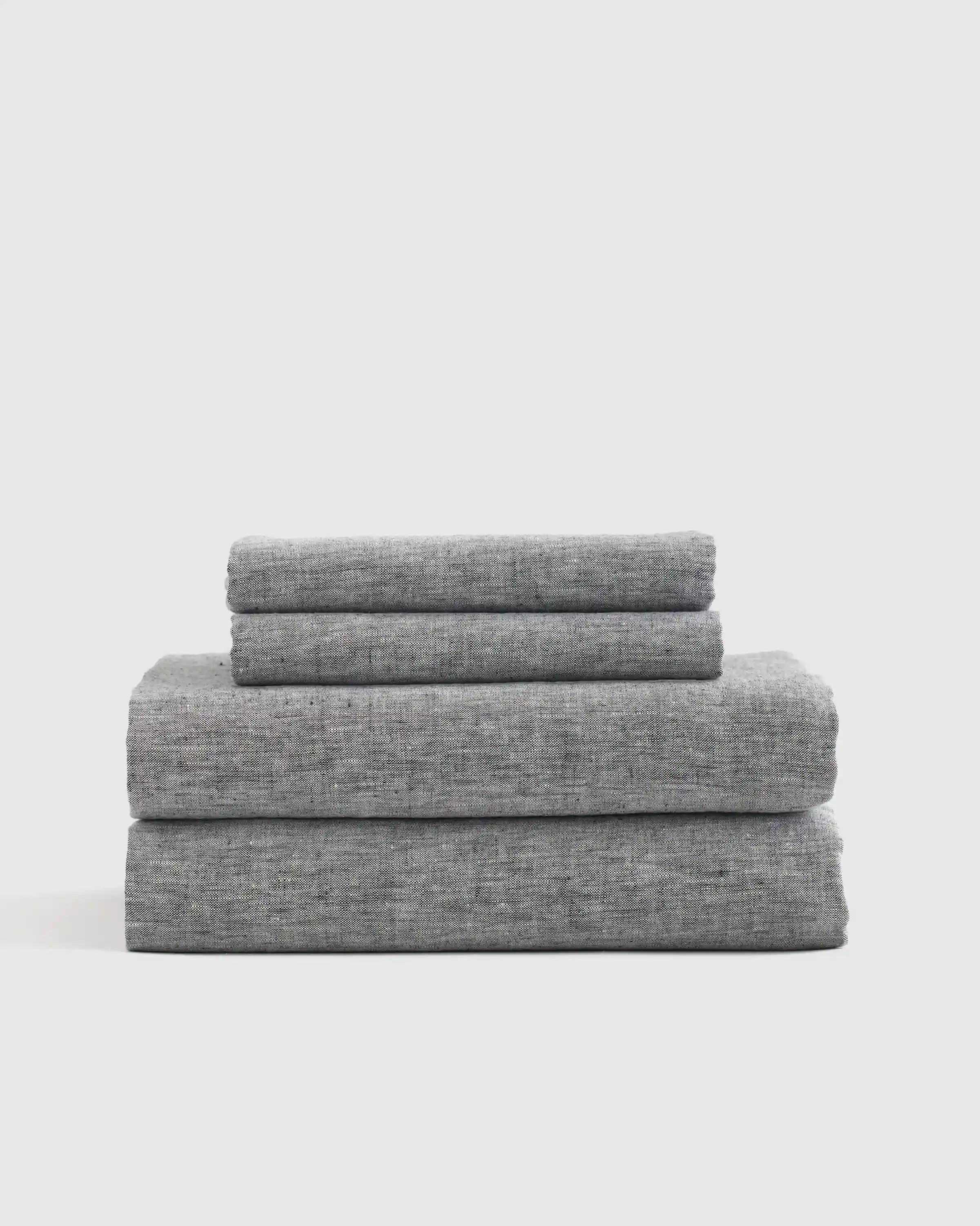 European Linen Chambray Fitted Sheet Set