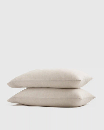 European Linen Chambray Pillowcase Set