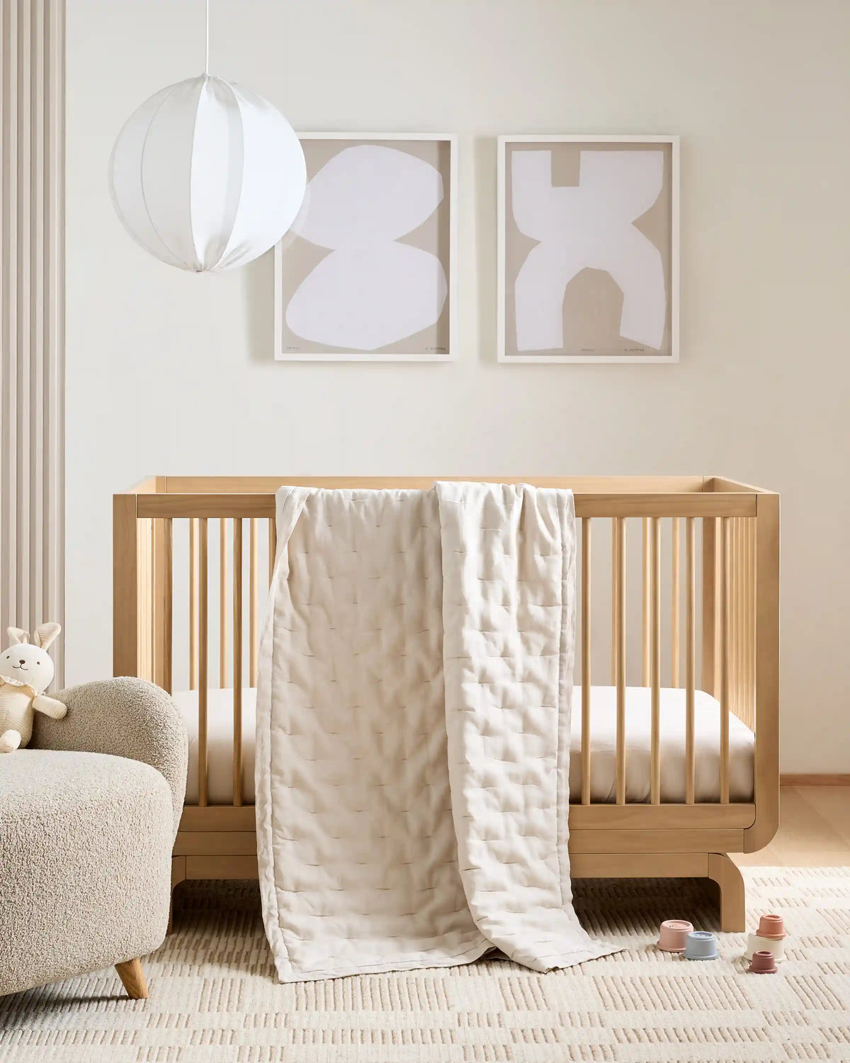 European Linen Toddler Dream Quilt
