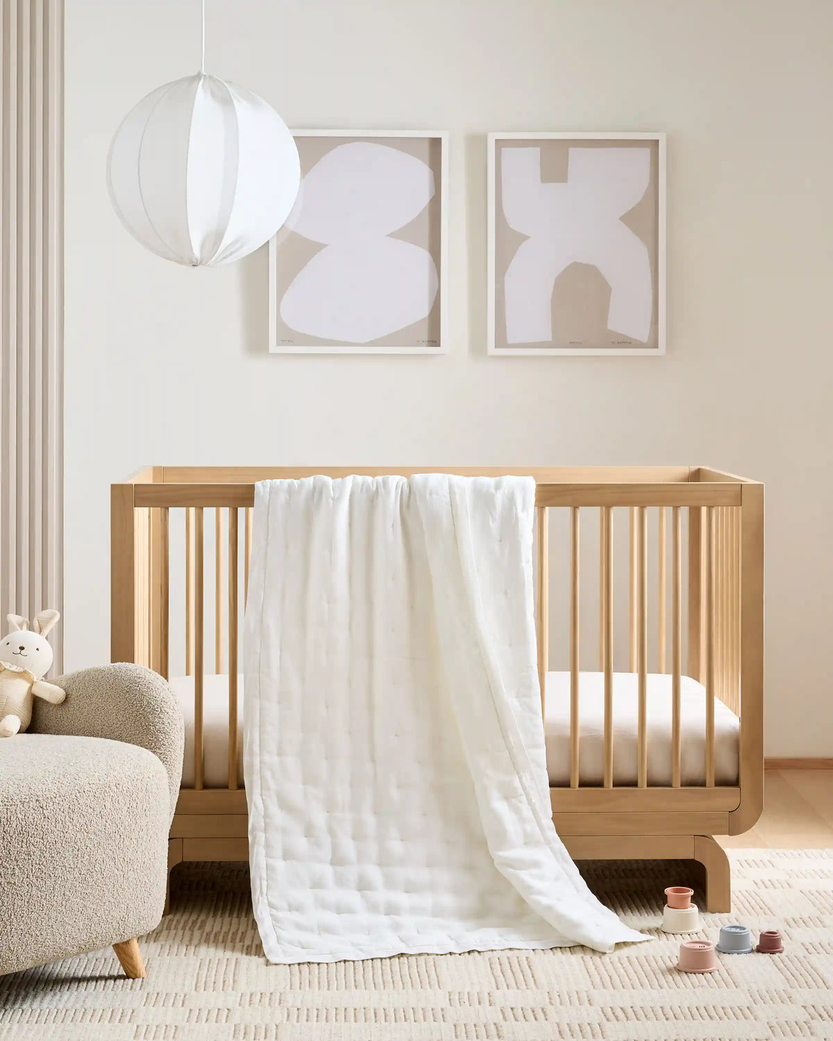 European Linen Toddler Dream Quilt