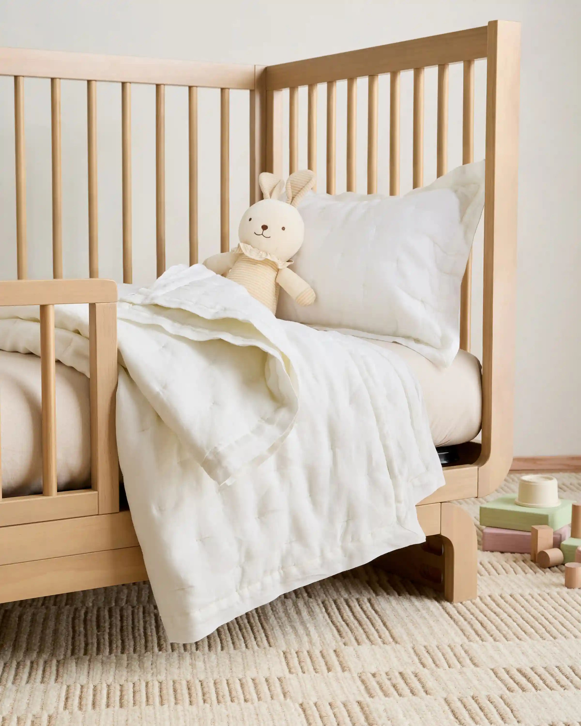 European Linen Toddler Dream Quilt & Sham Set