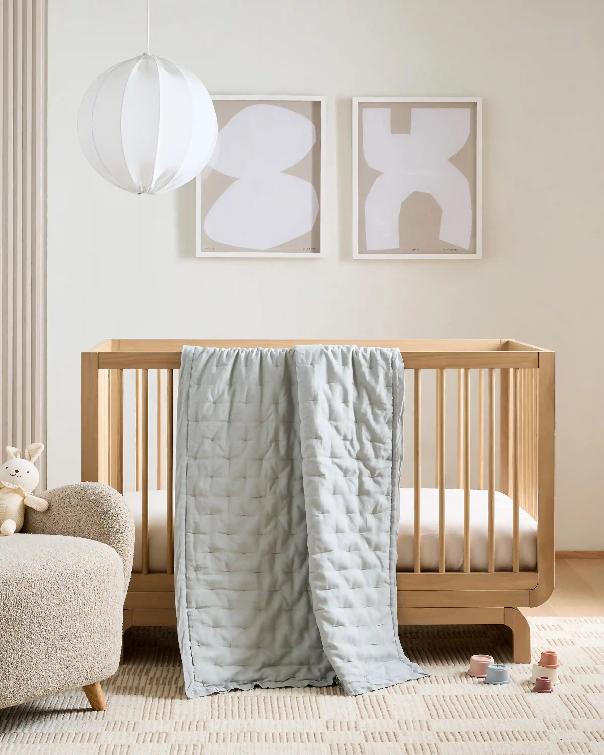 European Linen Toddler Dream Quilt