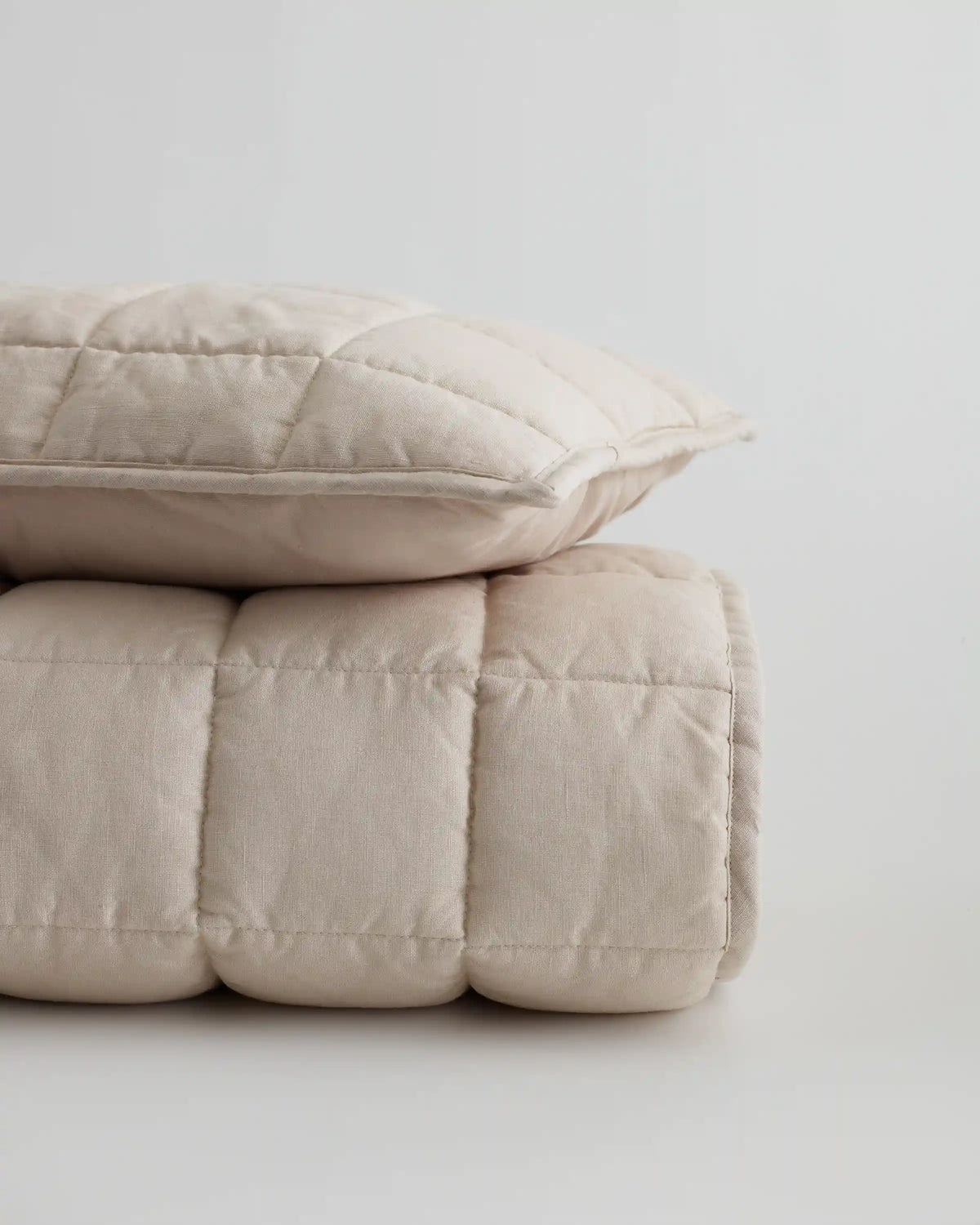 European Linen Toddler Quilt & Sham Set