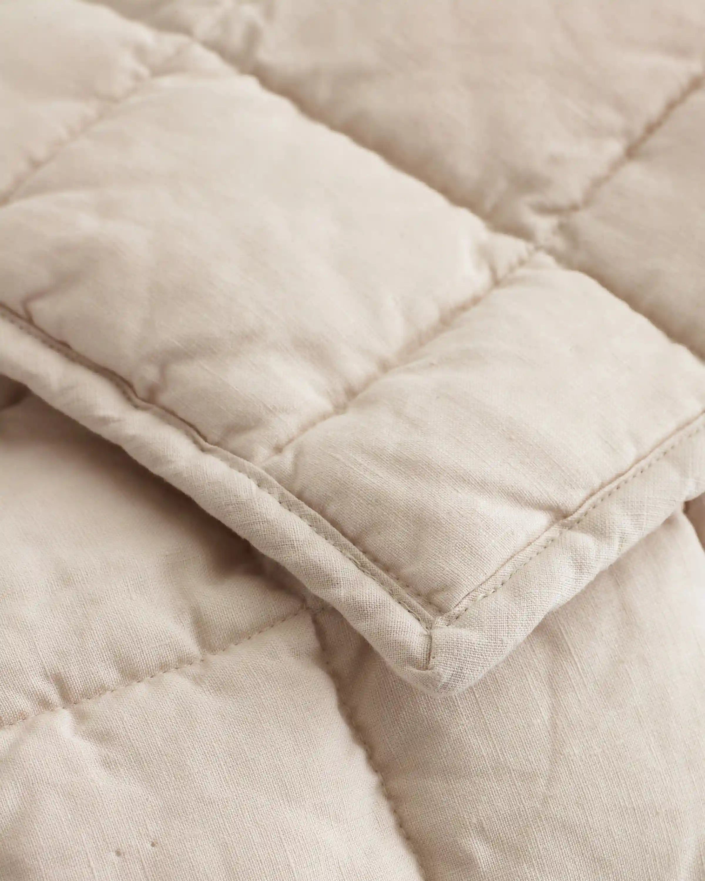 European Linen Toddler Quilt