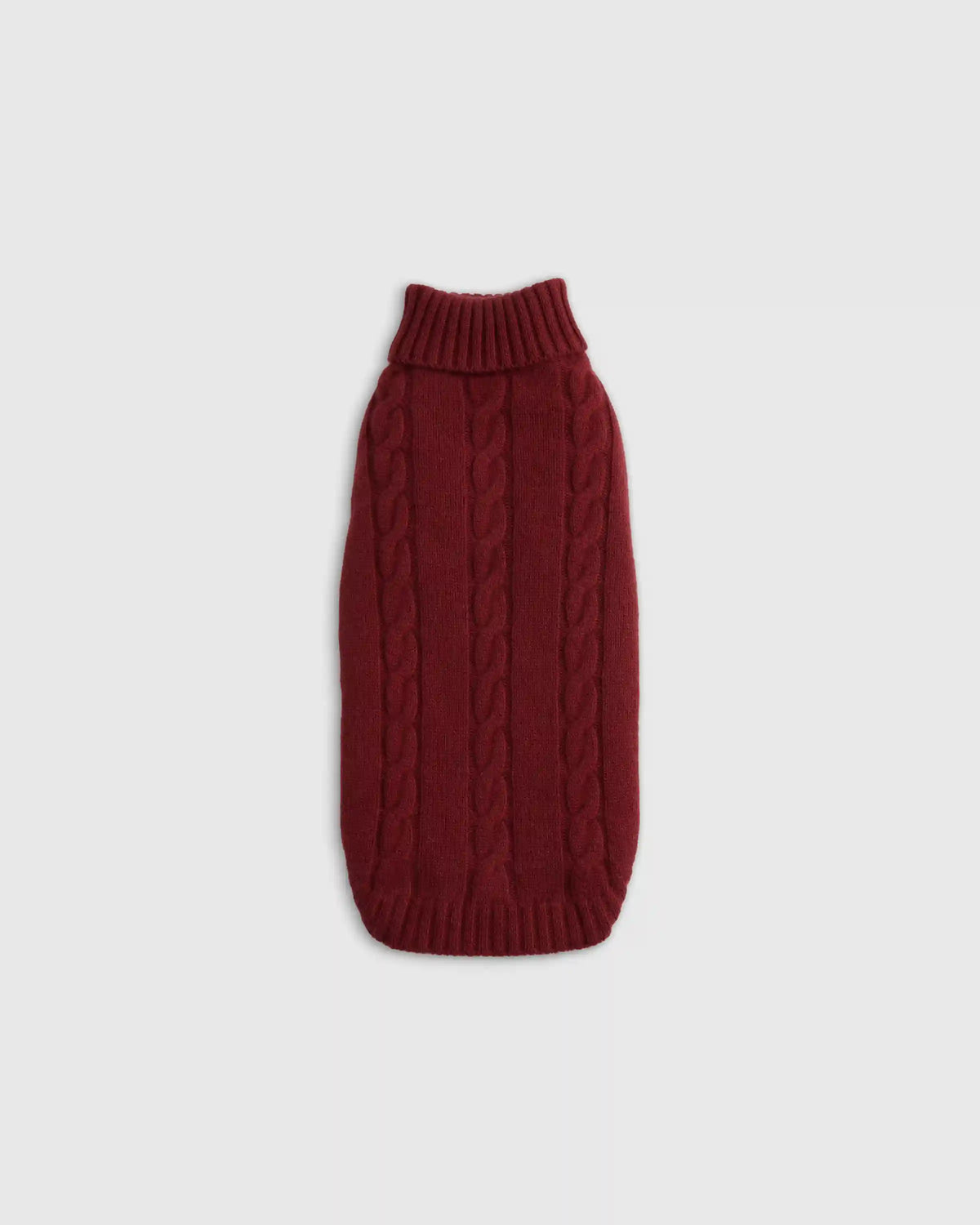 Mongolian Cashmere Cable Knit Dog Sweater