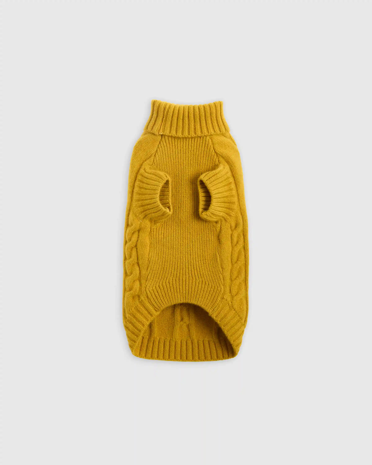 Mongolian Cashmere Cable Knit Dog Sweater